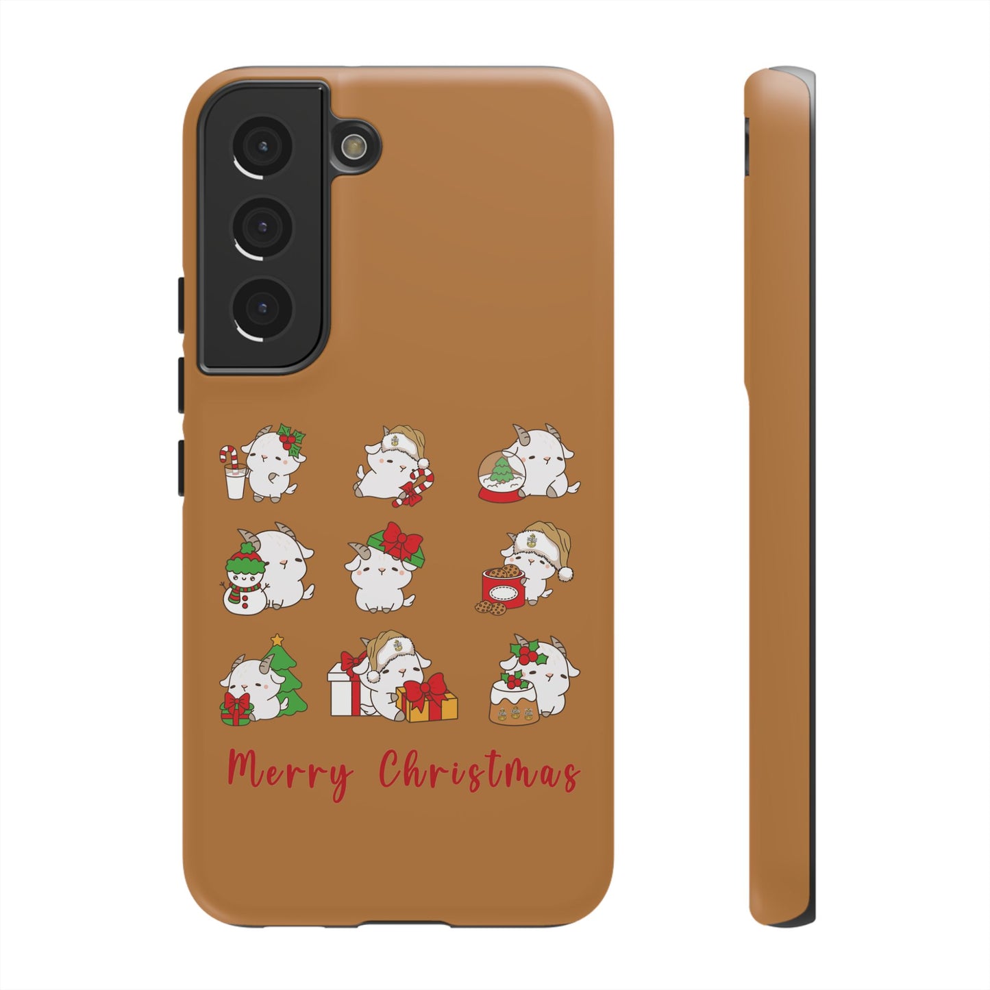 Hello Goat Christmas V1 Tough Phone Case