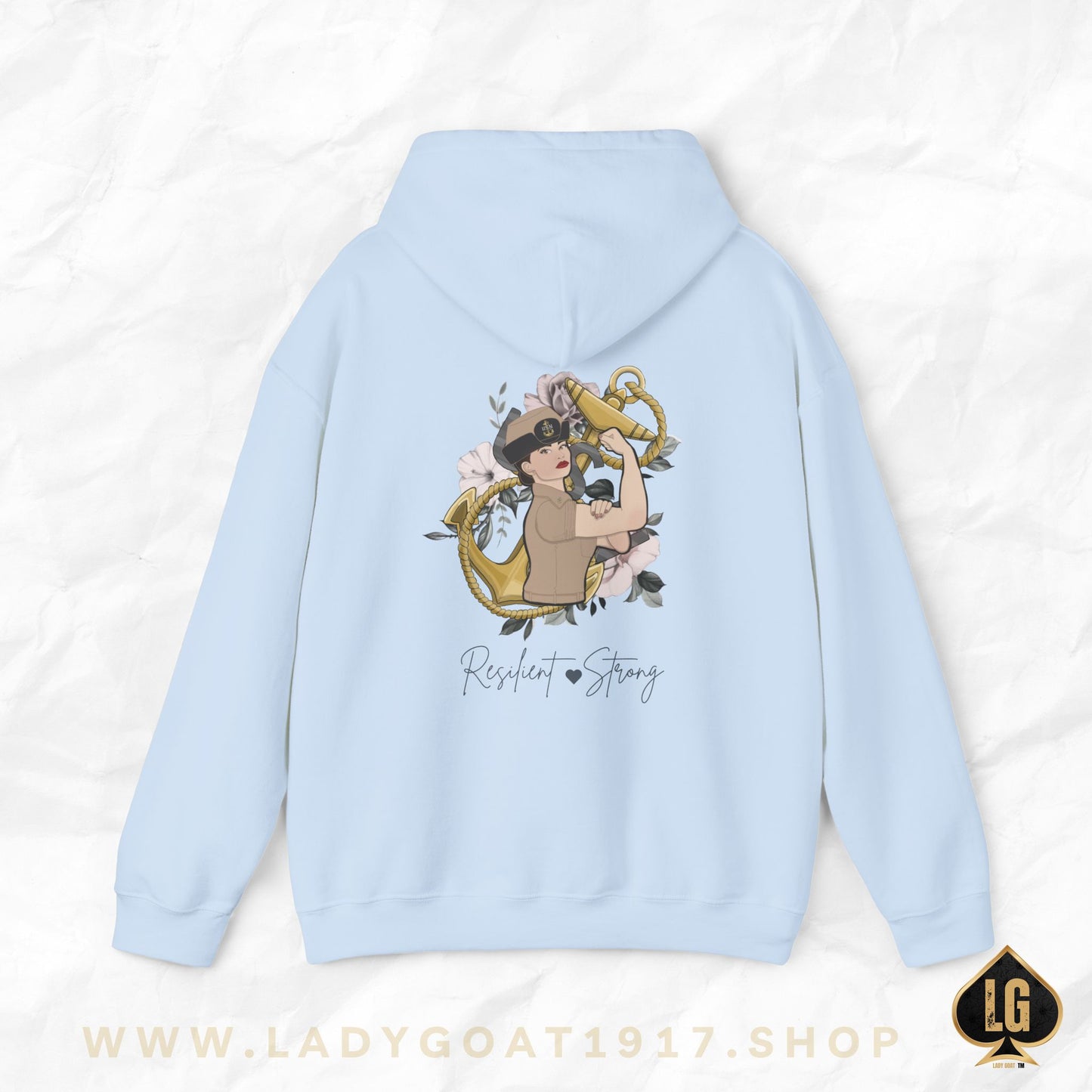 Resilient and Strong V6 Bucket Unisex Hoodie