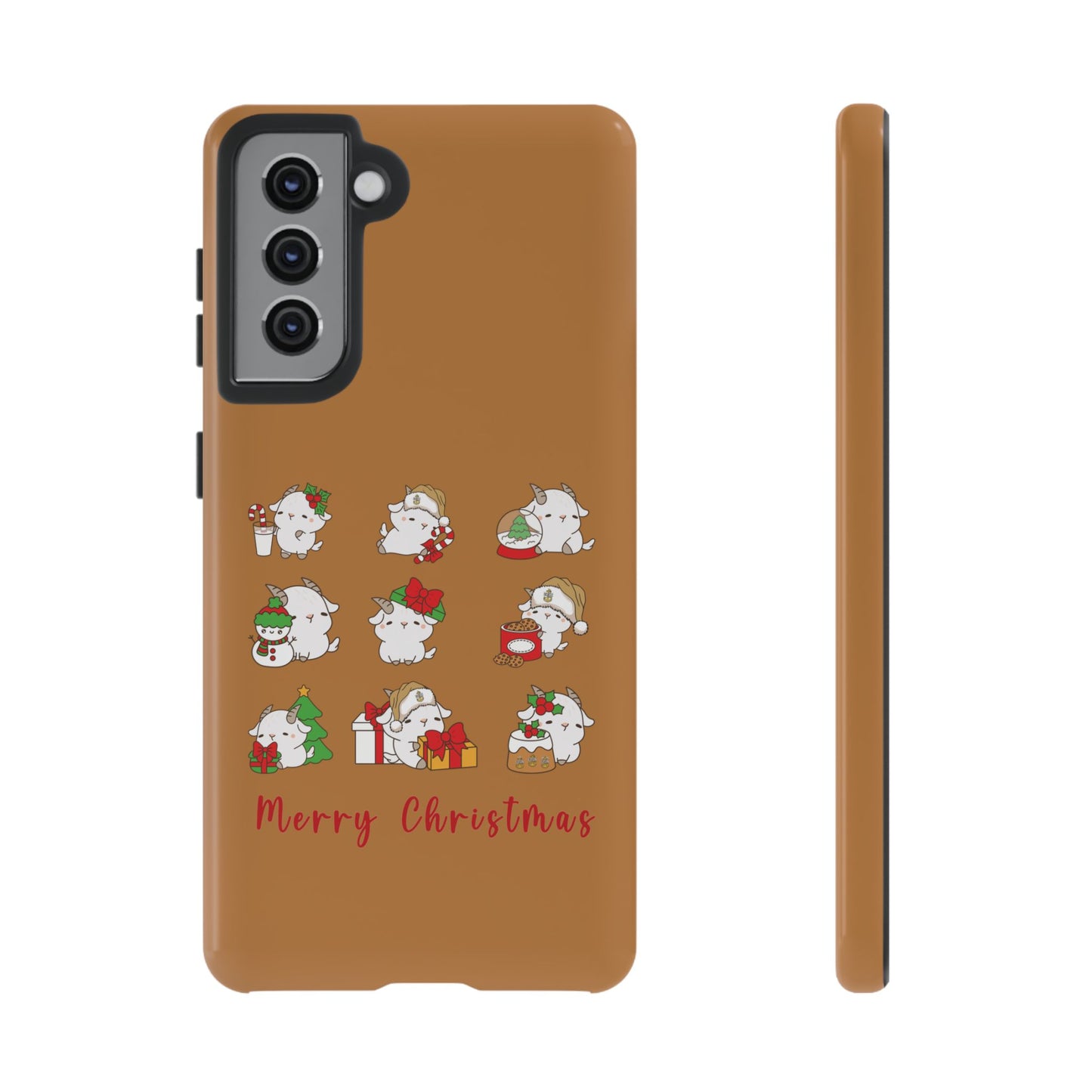 Hello Goat Christmas V1 Tough Phone Case