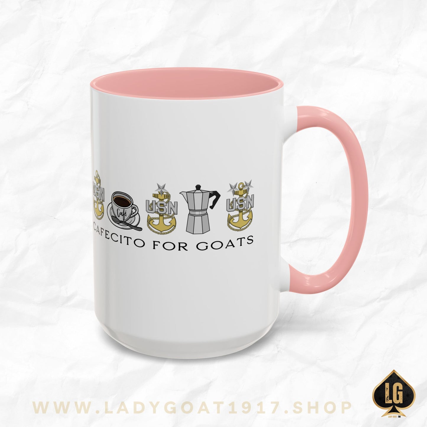 Cafecito for Goats Coffee Mug 15oz