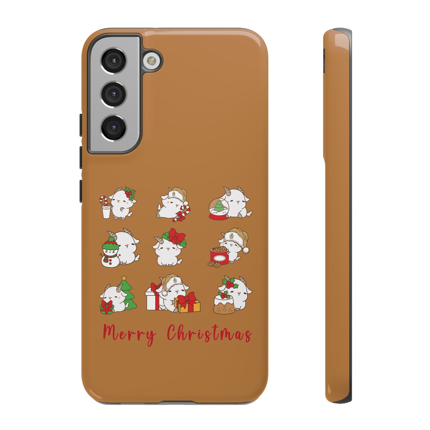 Hello Goat Christmas V1 Tough Phone Case