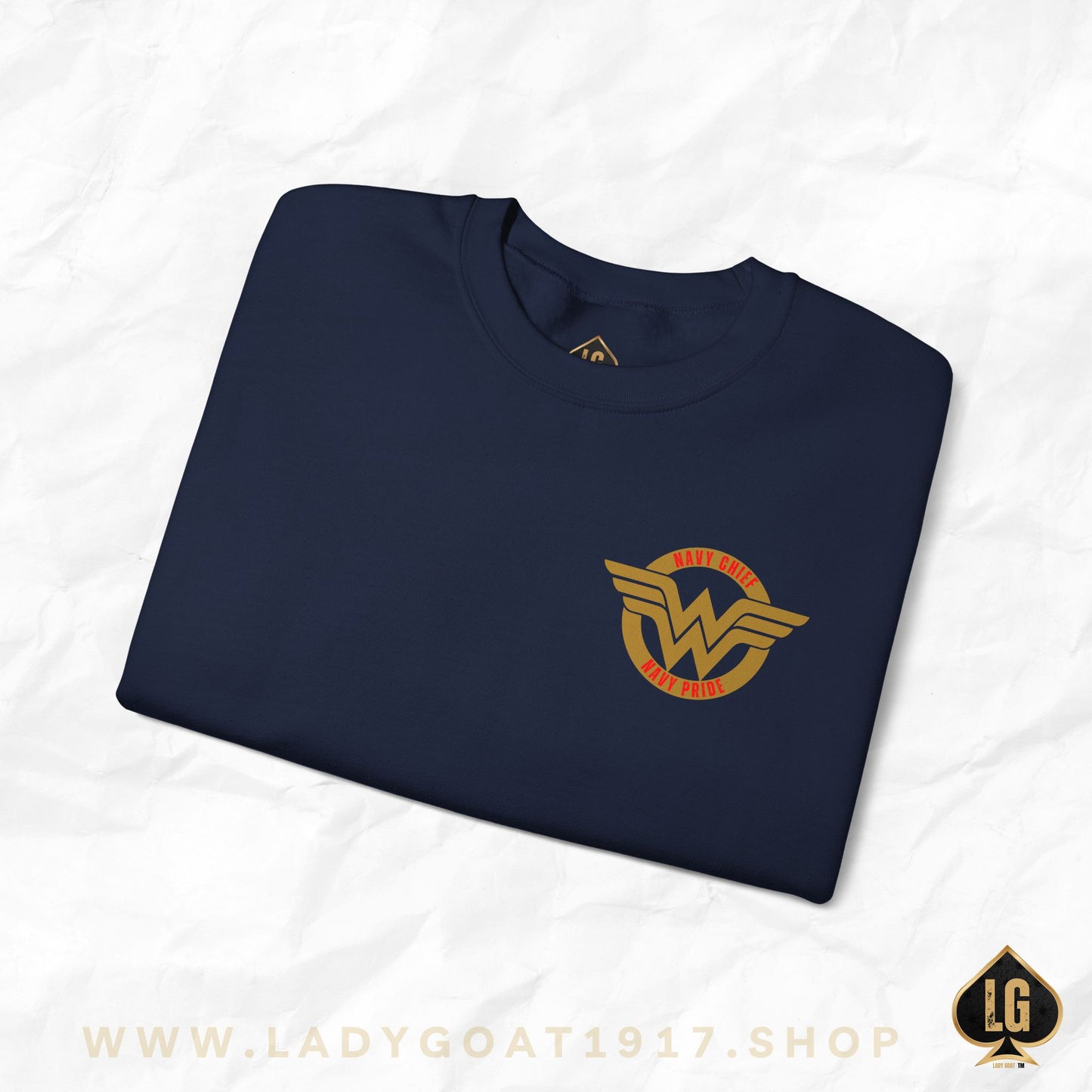 WW OG Long Hair Gold Crewneck Sweater