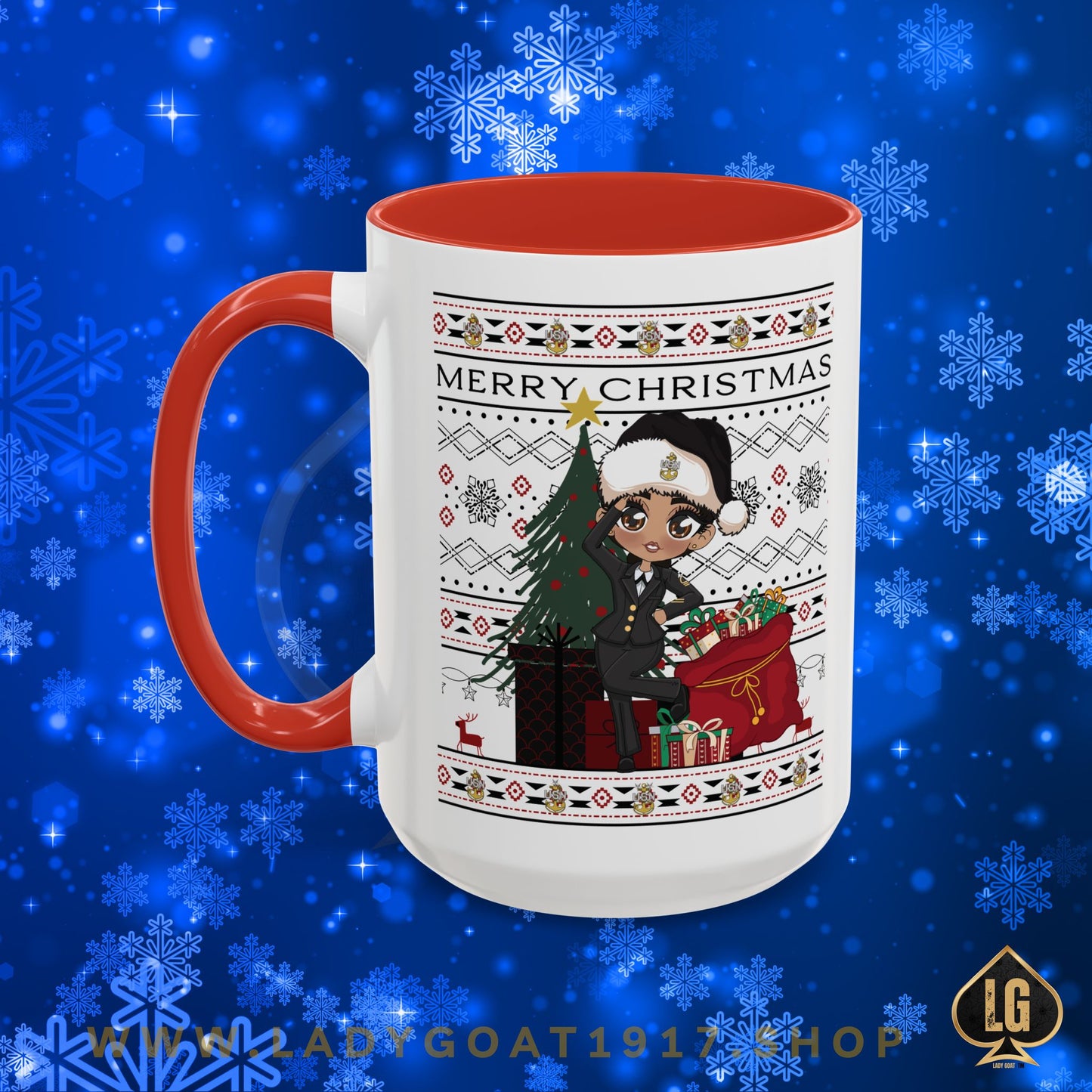 Christmas Blues V4 15oz Mug