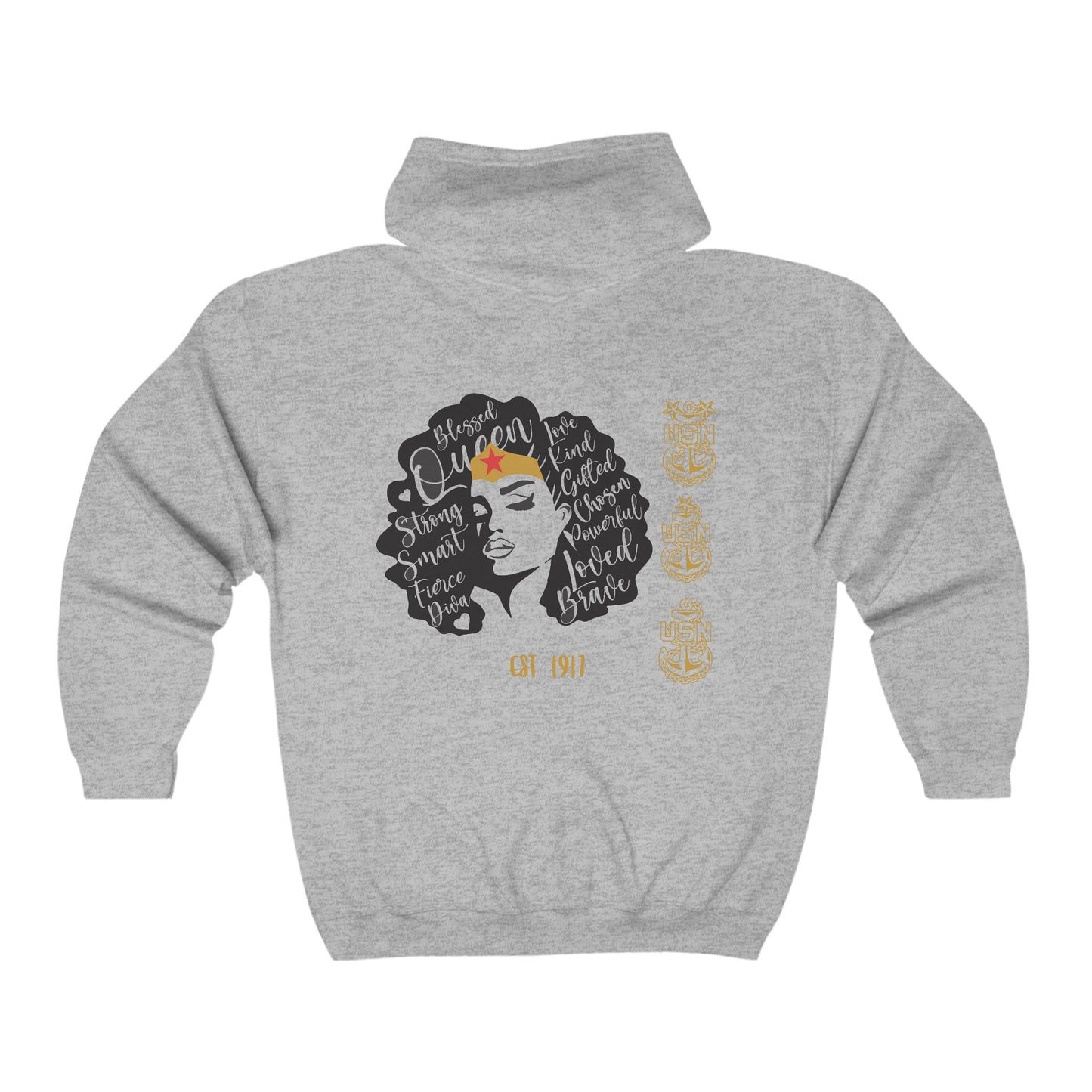 WW O.G Diva Zip Up Unisex Hoodie
