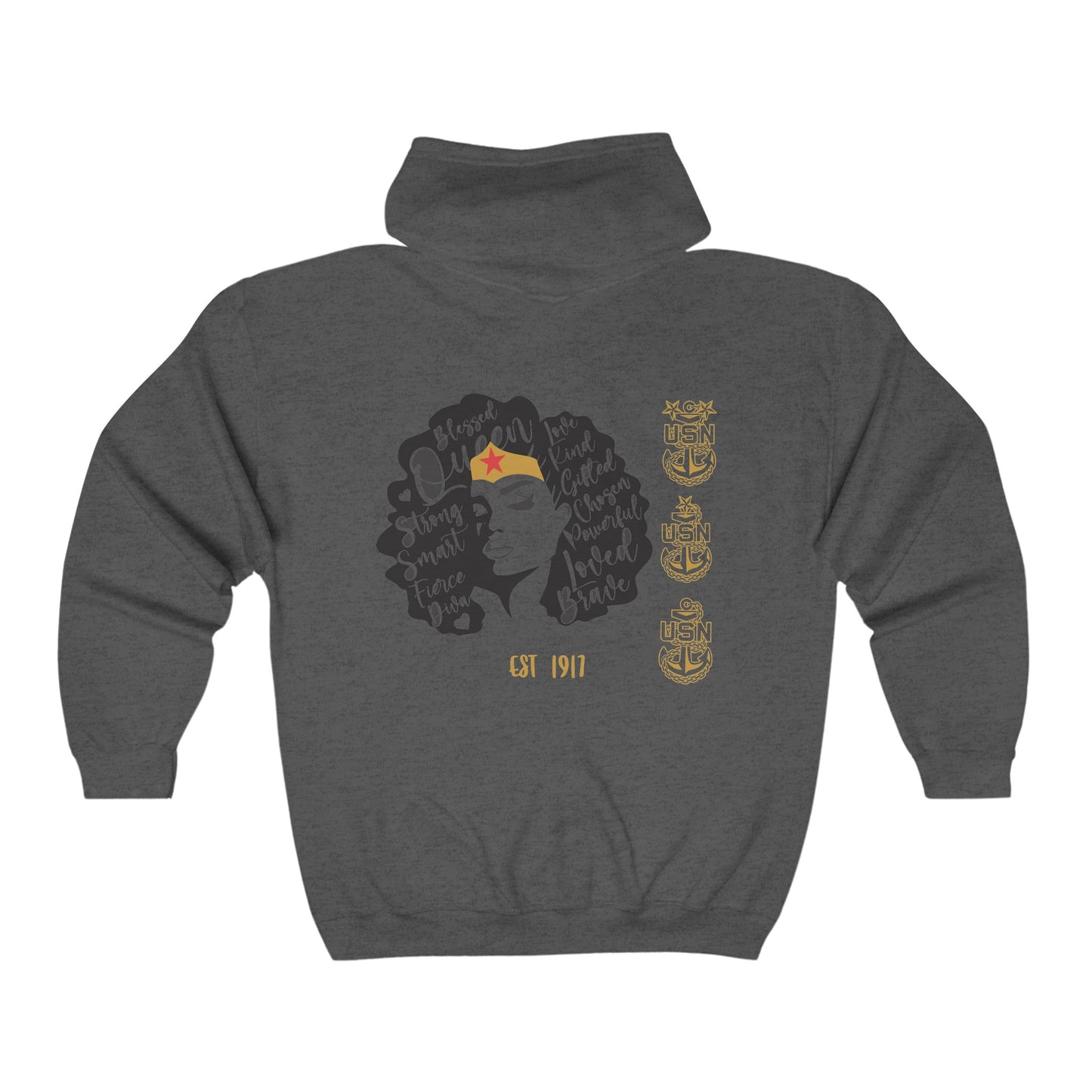 WW O.G Diva Zip Up Unisex Hoodie