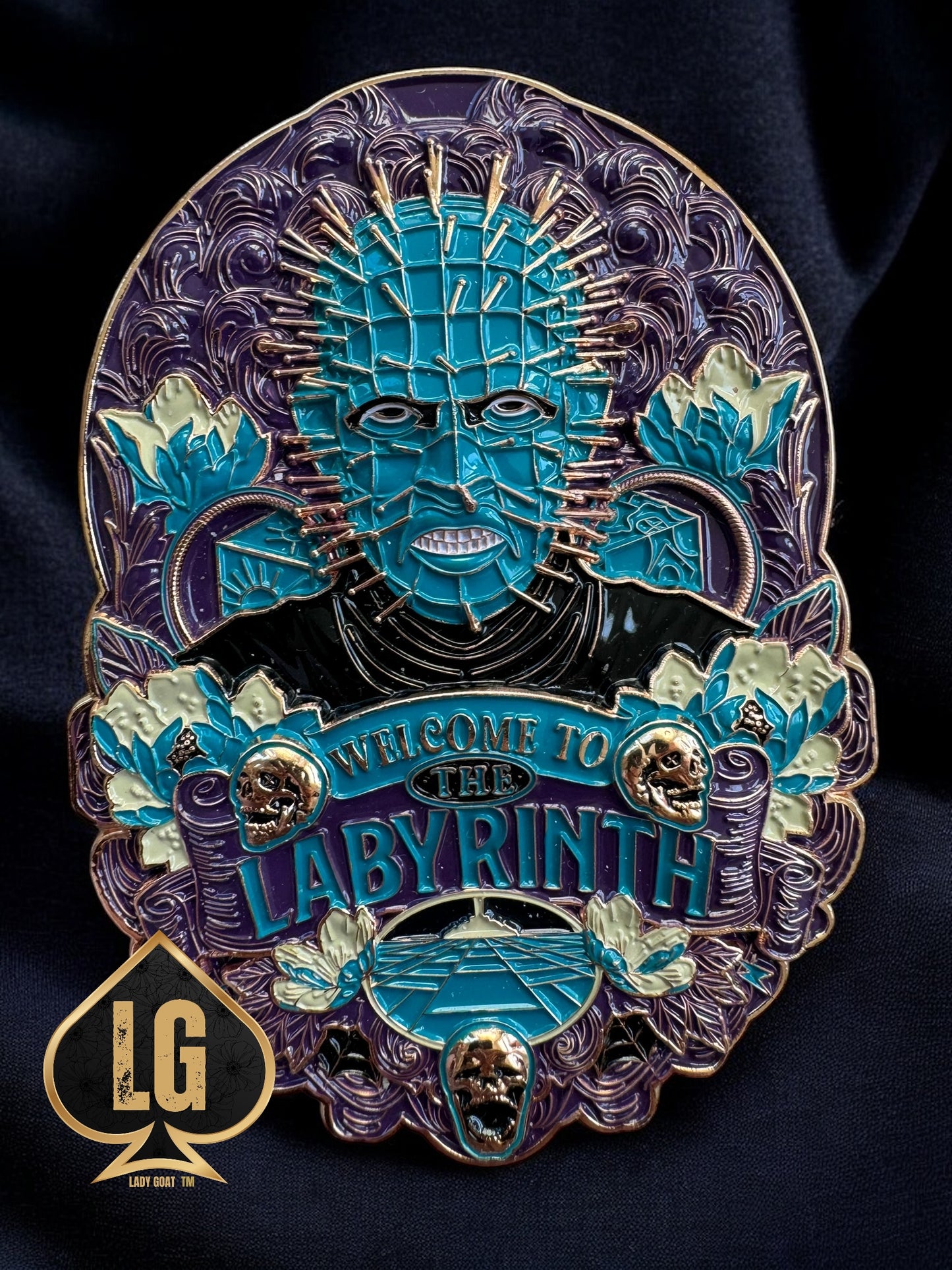 Hellraiser Horror Challenge Coin 22”