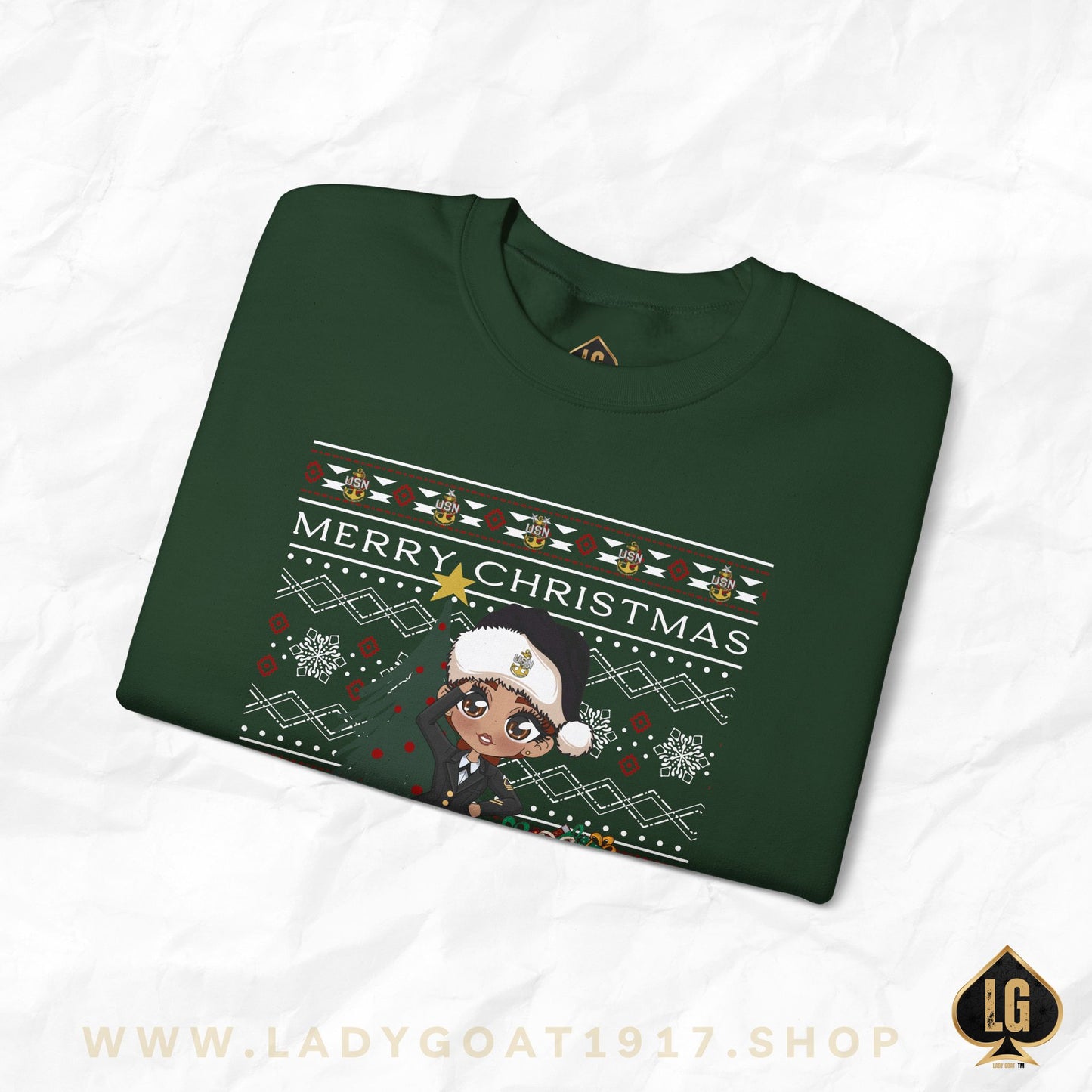 Christmas Blues V6 Crewneck Sweater