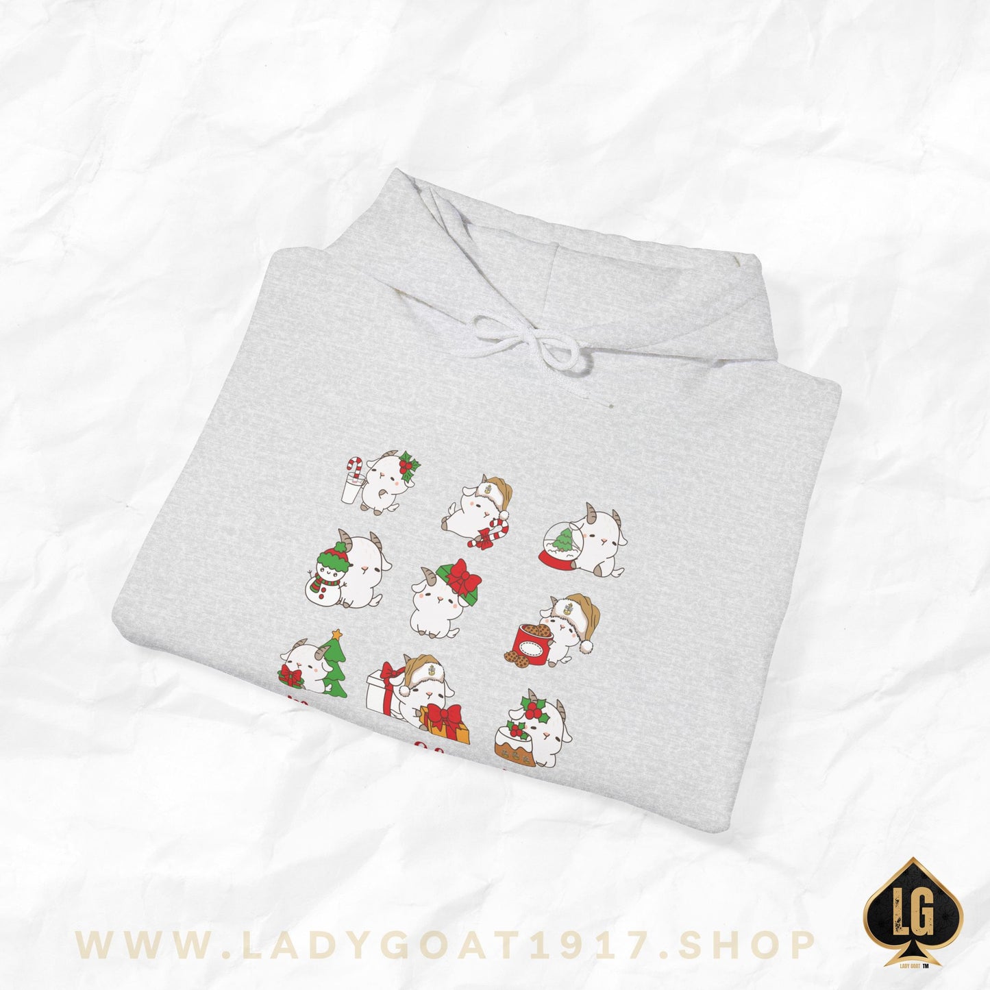 Hello Goat Christmas Unisex Hoodie