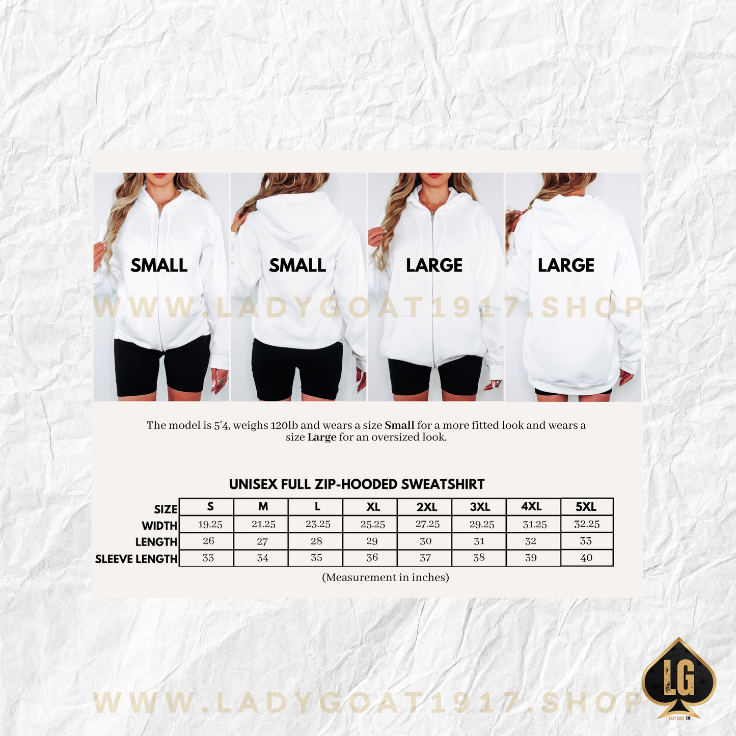 La Jefa  Zip Up Unisex Hoodie