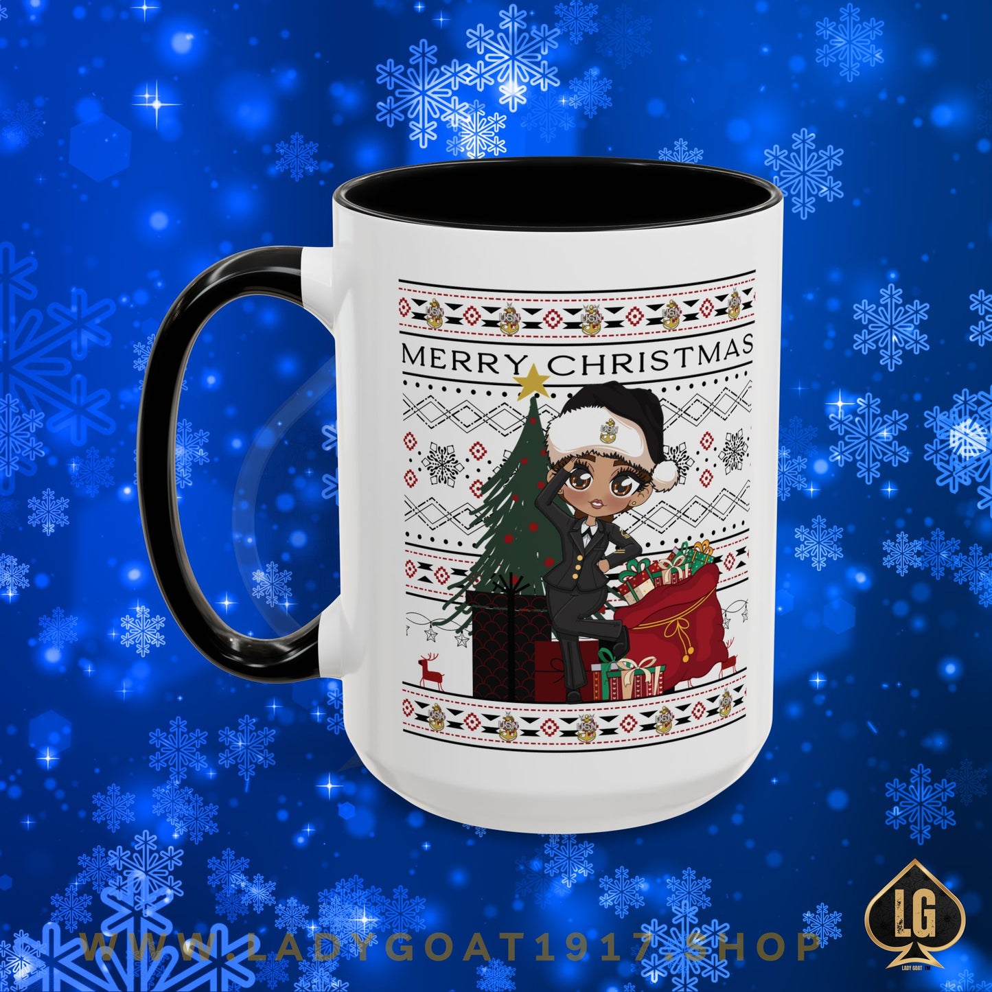 Christmas Blues V5  15oz Mug