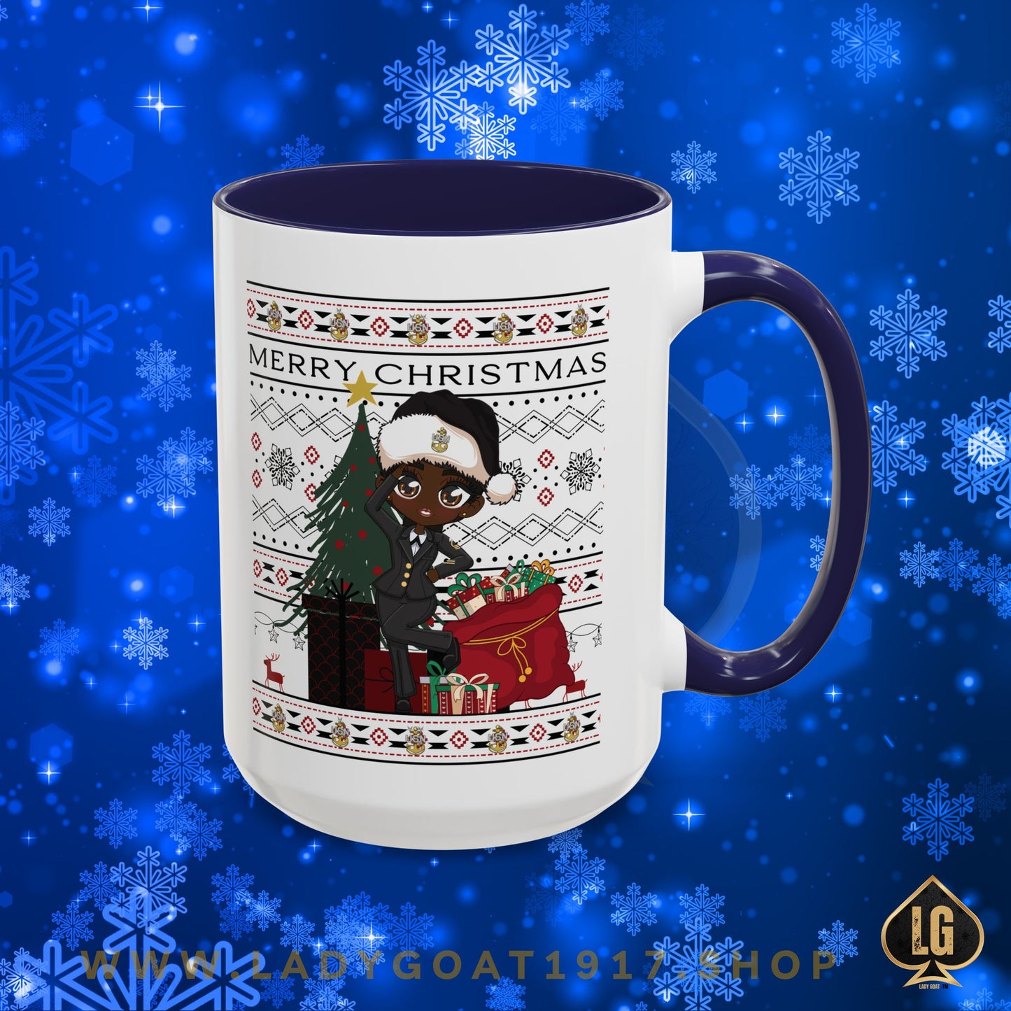 Christmas Blues V3  15oz Mug