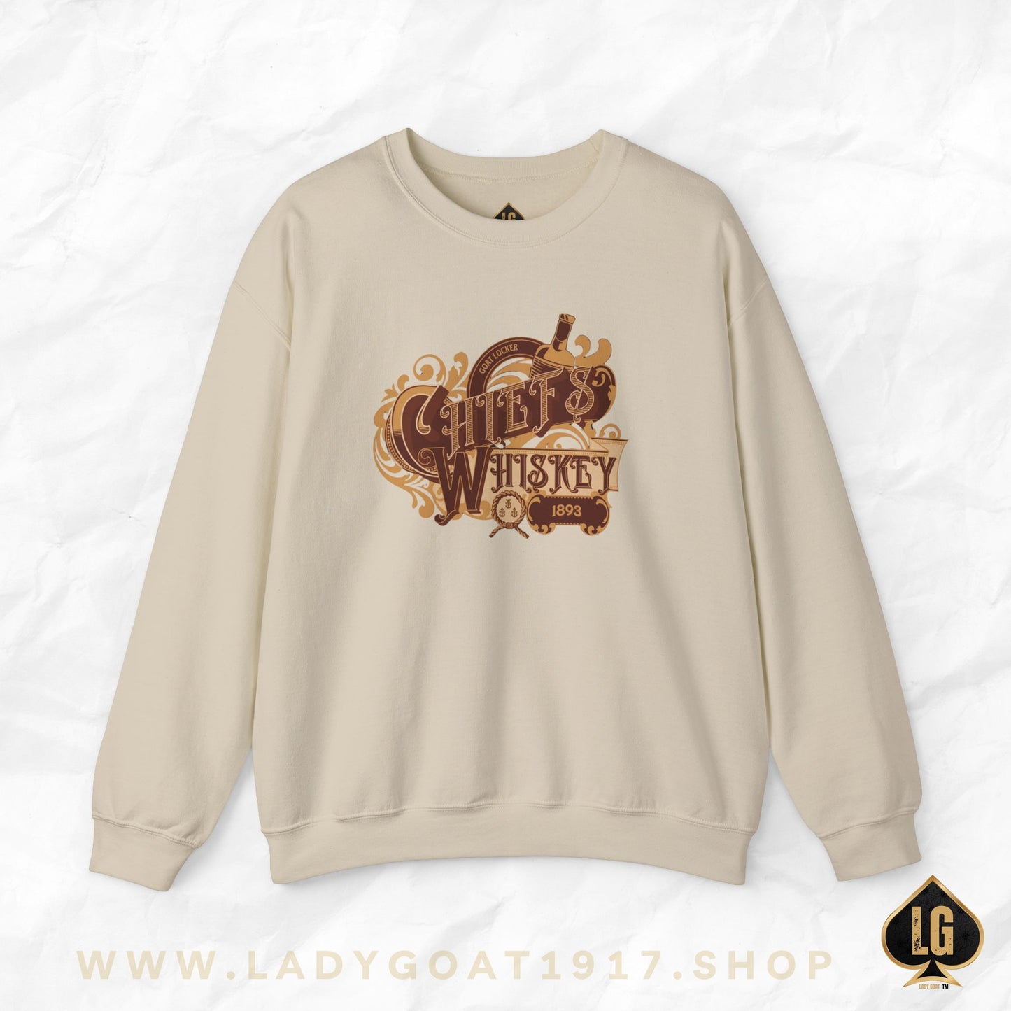 Chiefs and Whiskey V3 Crewneck Sweater