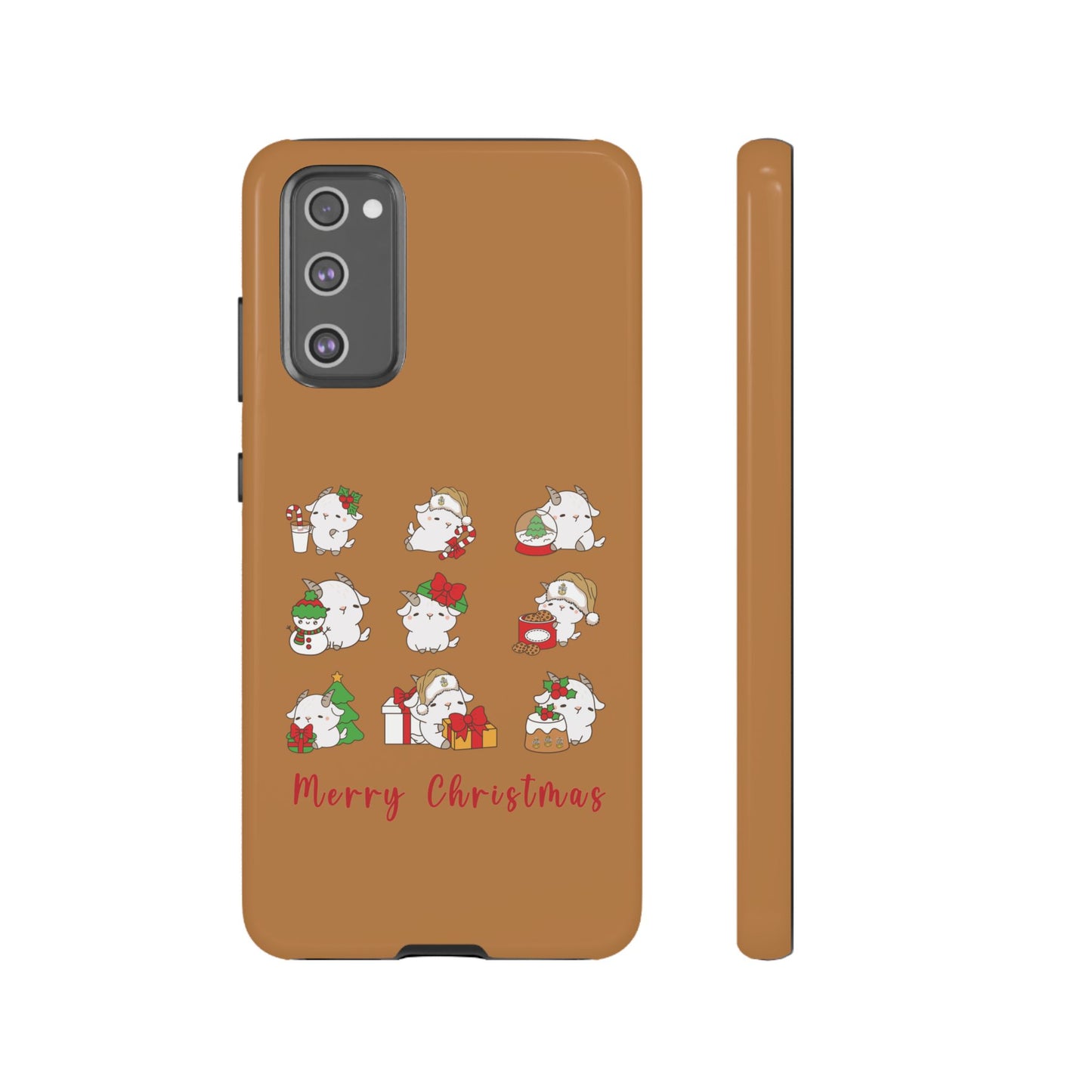 Hello Goat Christmas V1 Tough Phone Case