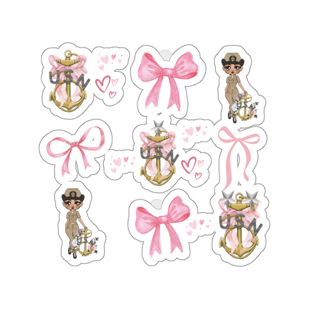 Lady Goat Coquette V8 Stickers