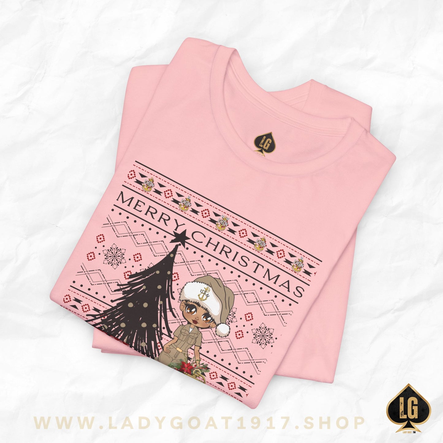 Khaki Christmas V1 Unisex Tee