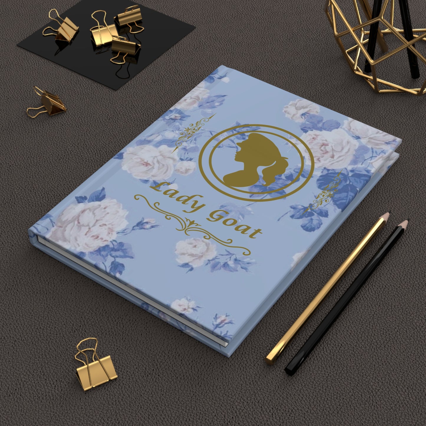 LADYGOATFANCY V2  Hardcover Journal Matte