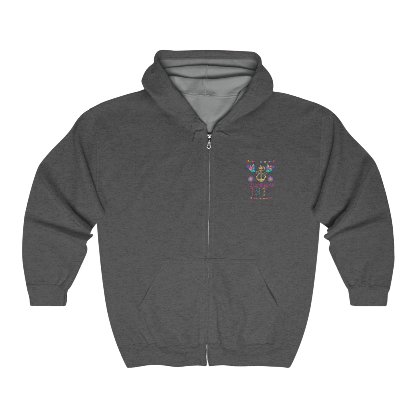 Jefa 2.0 DLM Zip Up Unisex Hoodie