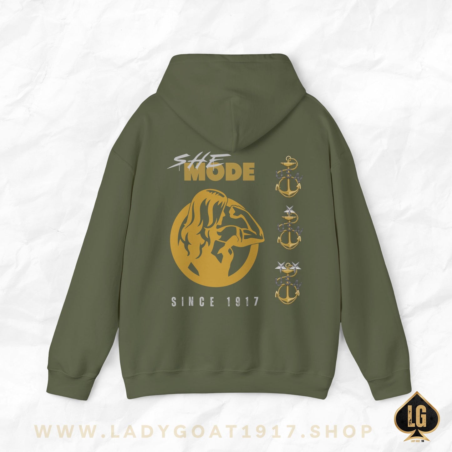 She Mode Unisex Hoodie