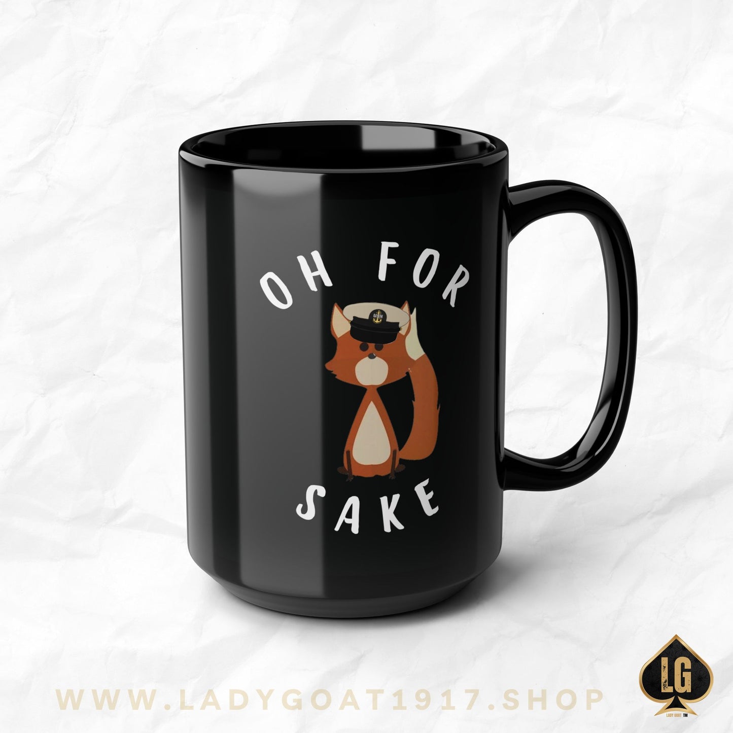 For 🦊 Sake ! V2  Black Mug