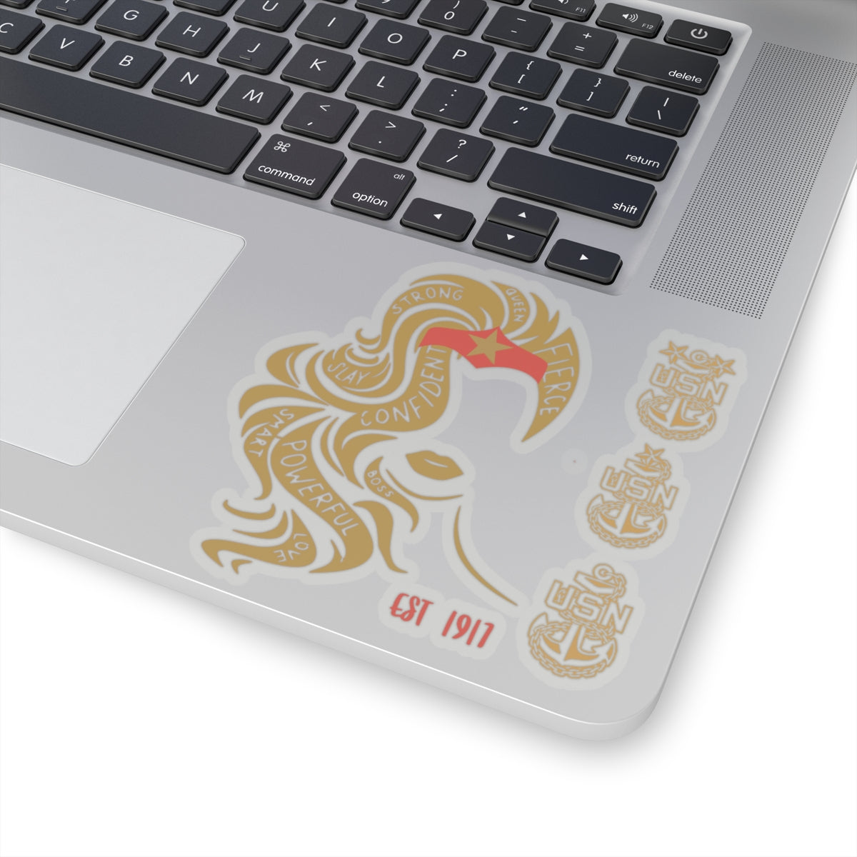 WW OG Long Hair Gold Sticker
