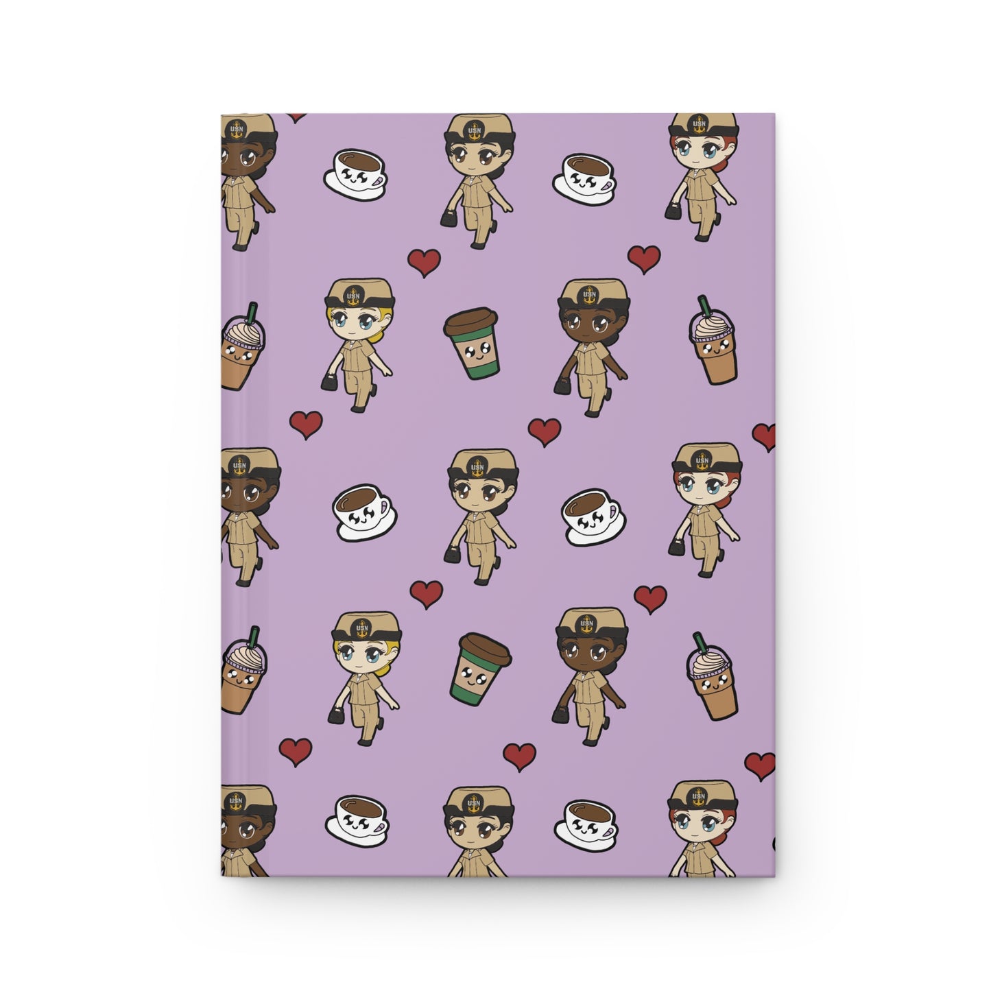 Chibi Coffee Chief Hardcover Journal Matte