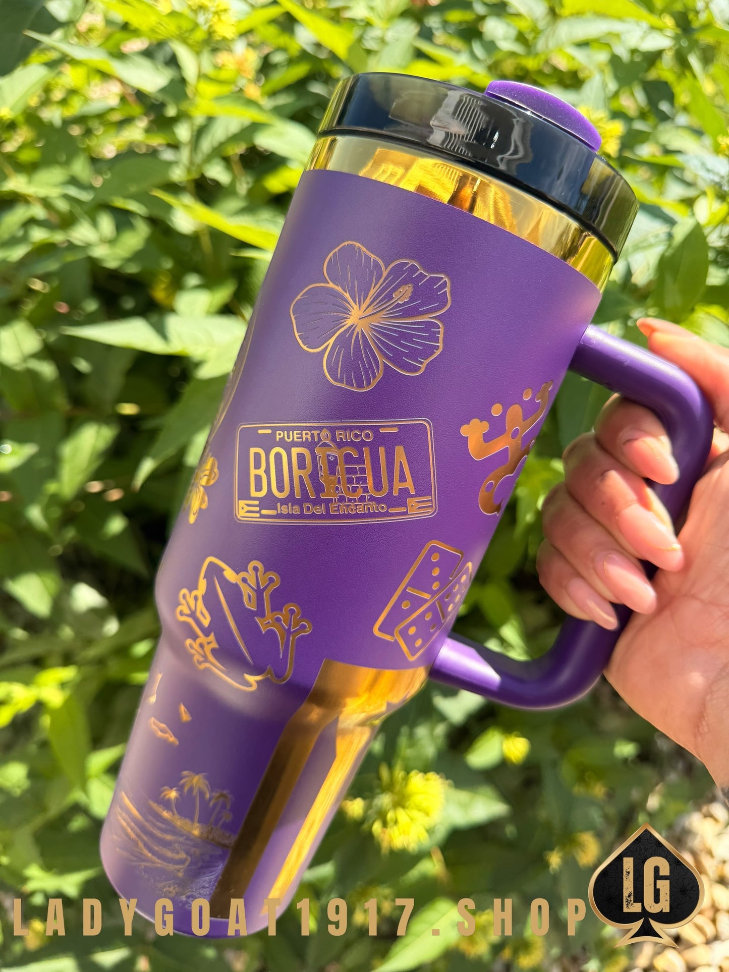 PR 💜 🇵🇷 40 oz Tumbler