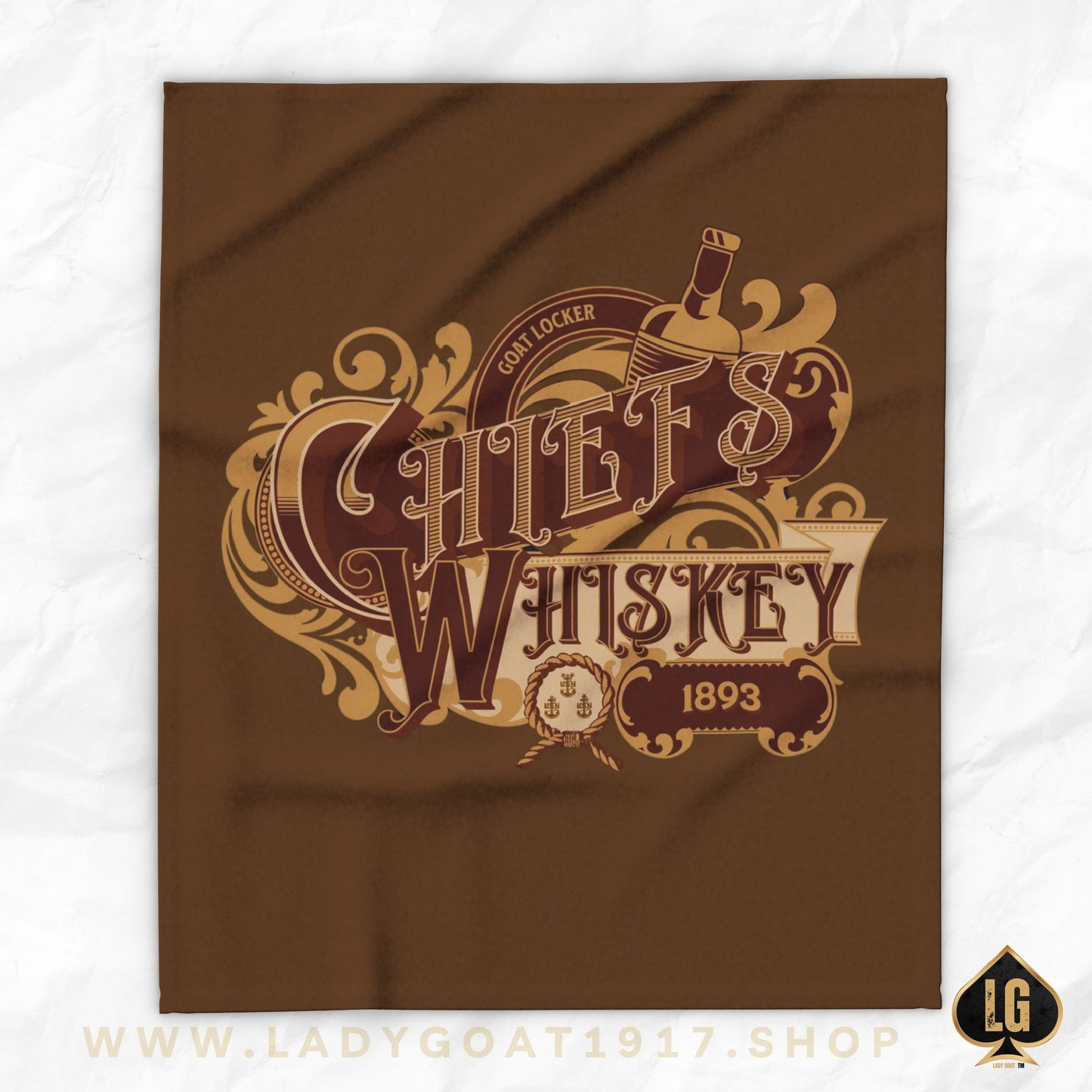 Chiefs and Whiskey V3 Fleece Blanket