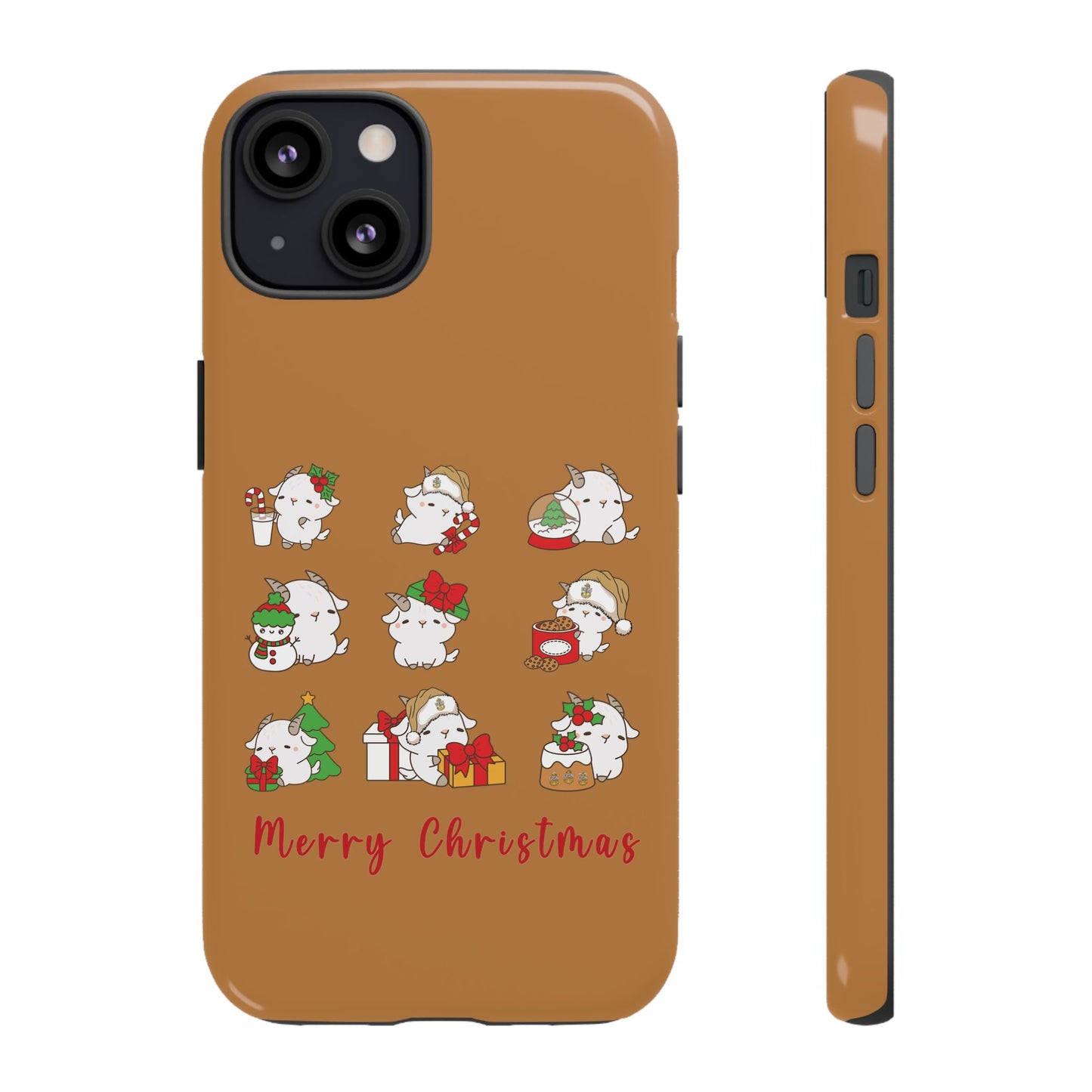 Hello Goat Christmas V1 Tough Phone Case