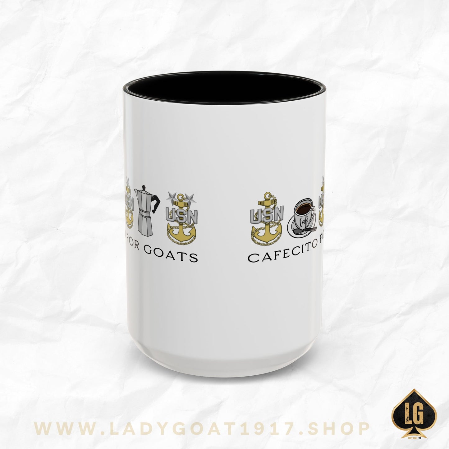 Cafecito for Goats Coffee Mug 15oz