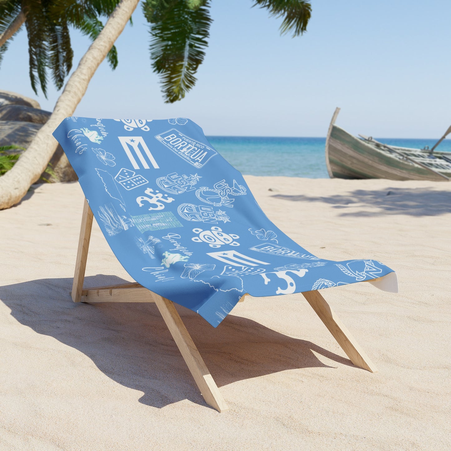 Azul Clarita Beach Towel