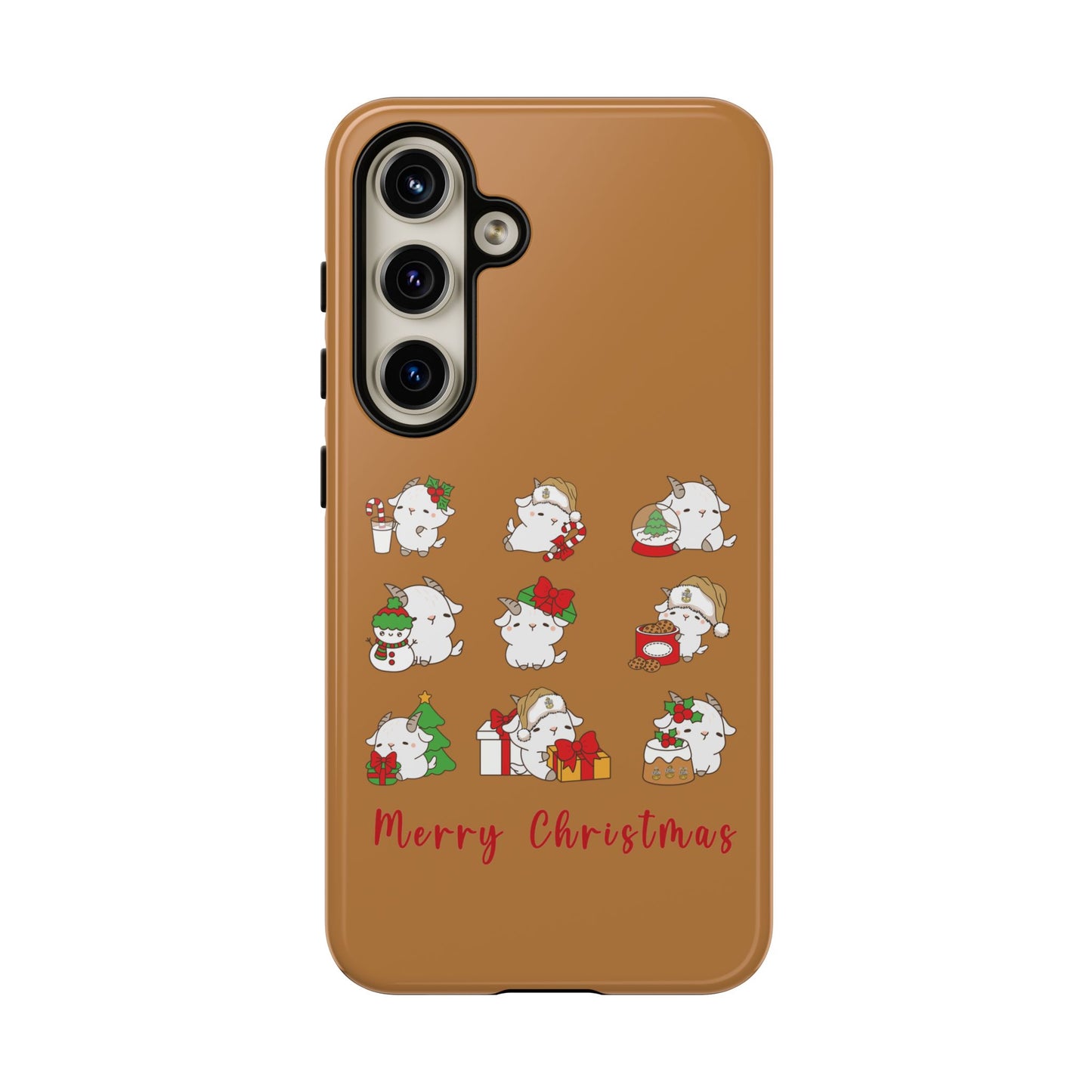 Hello Goat Christmas V1 Tough Phone Case