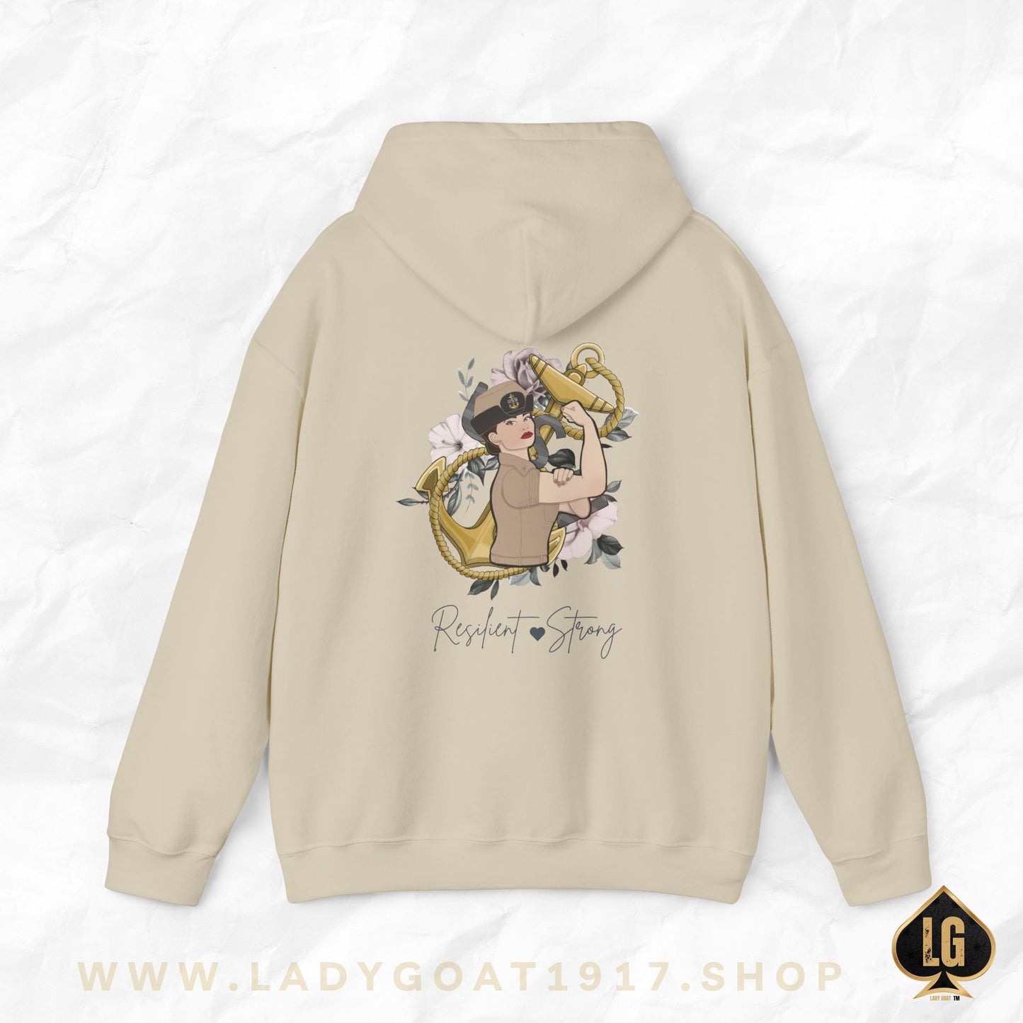 Resilient and Strong V6 Bucket Unisex Hoodie