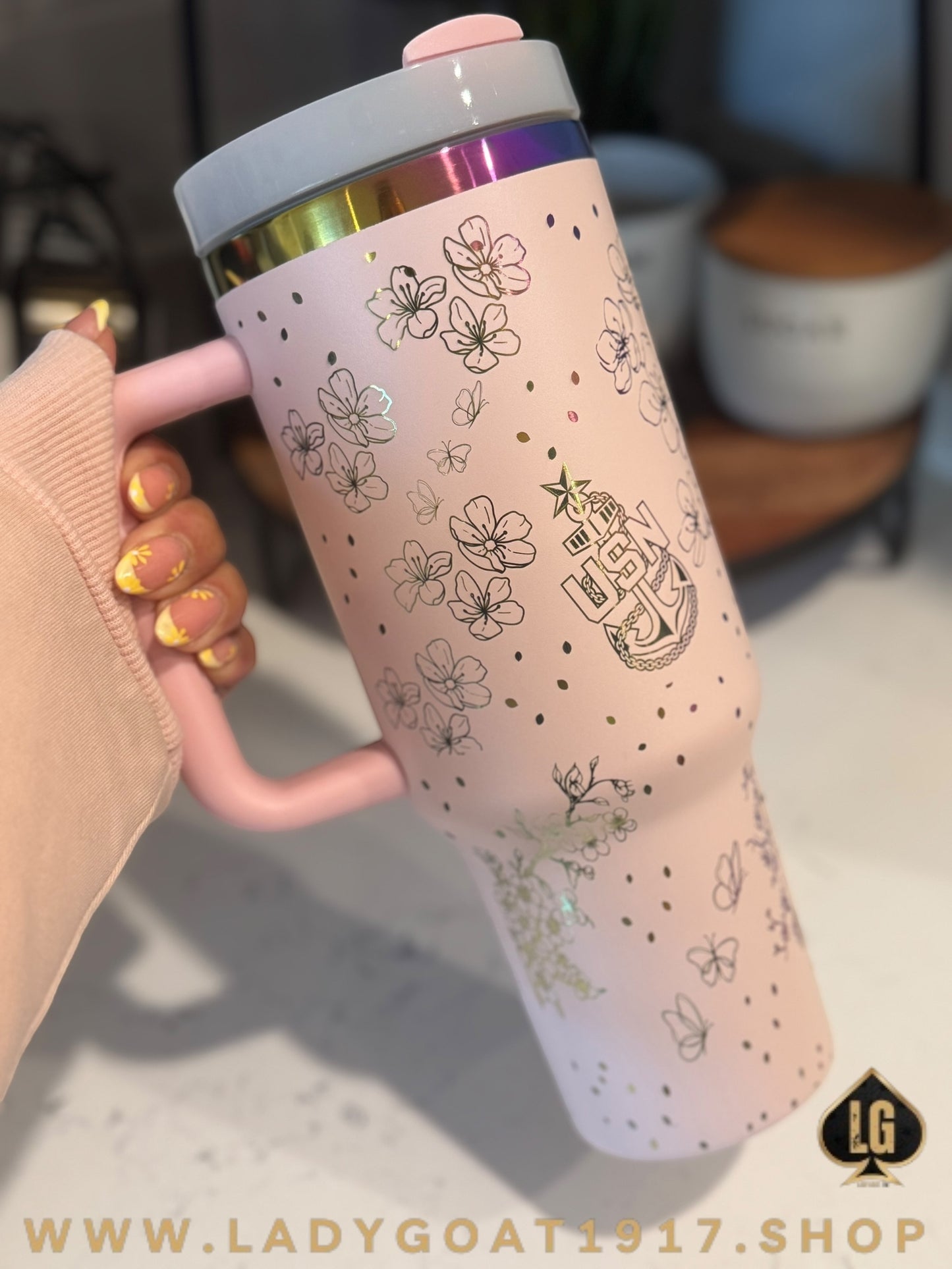 OD Cherry Blossom Tumbler 40oz Tumbler Limited CPO