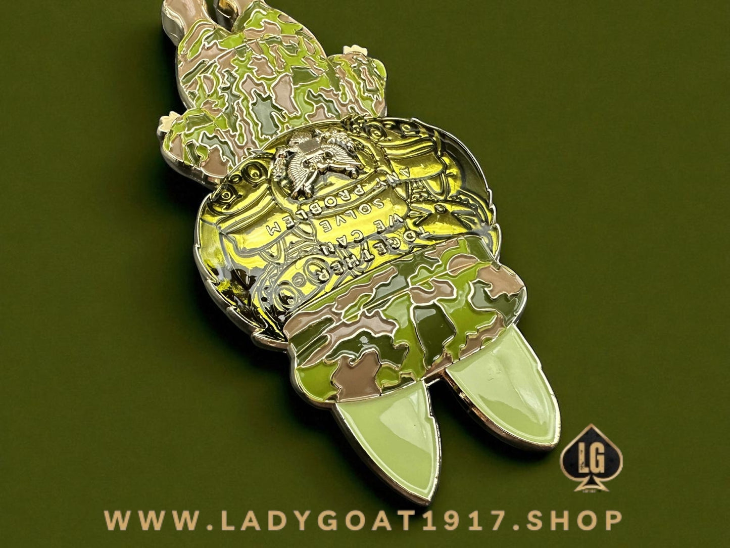 LaSoldier Challenge Coin 25”PRE-SALE**** Green