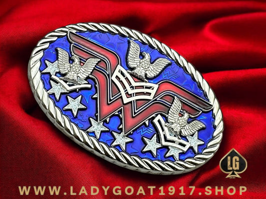 RWB WW Freedom Belt Buckle 25"