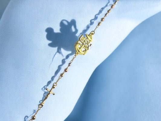 GOAT Gold Plated Bracelet 25”