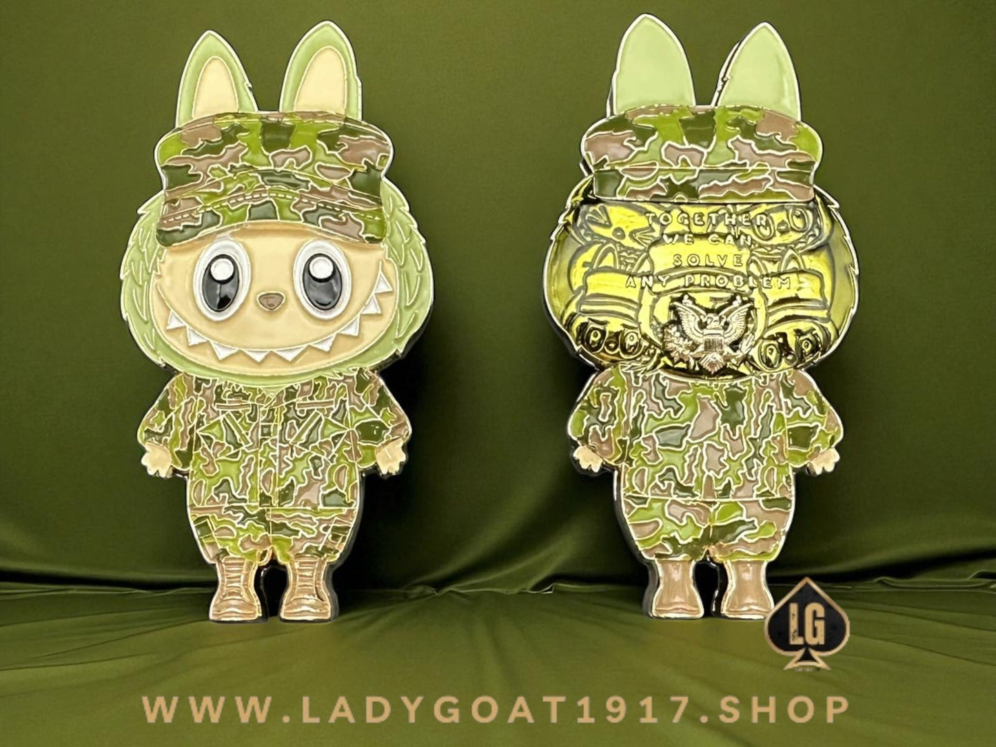 LaSoldier Challenge Coin 25”PRE-SALE**** Green