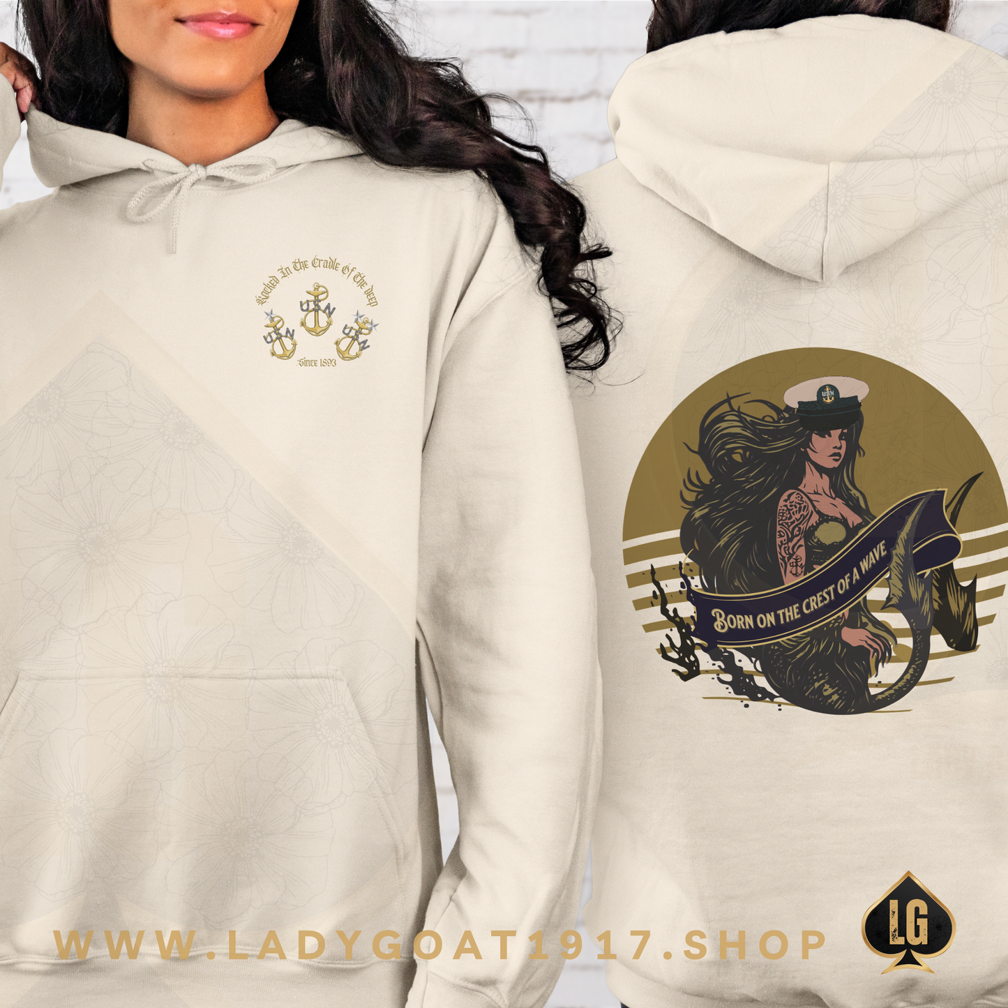 SPRING SALE HOODIE CREST WAVE