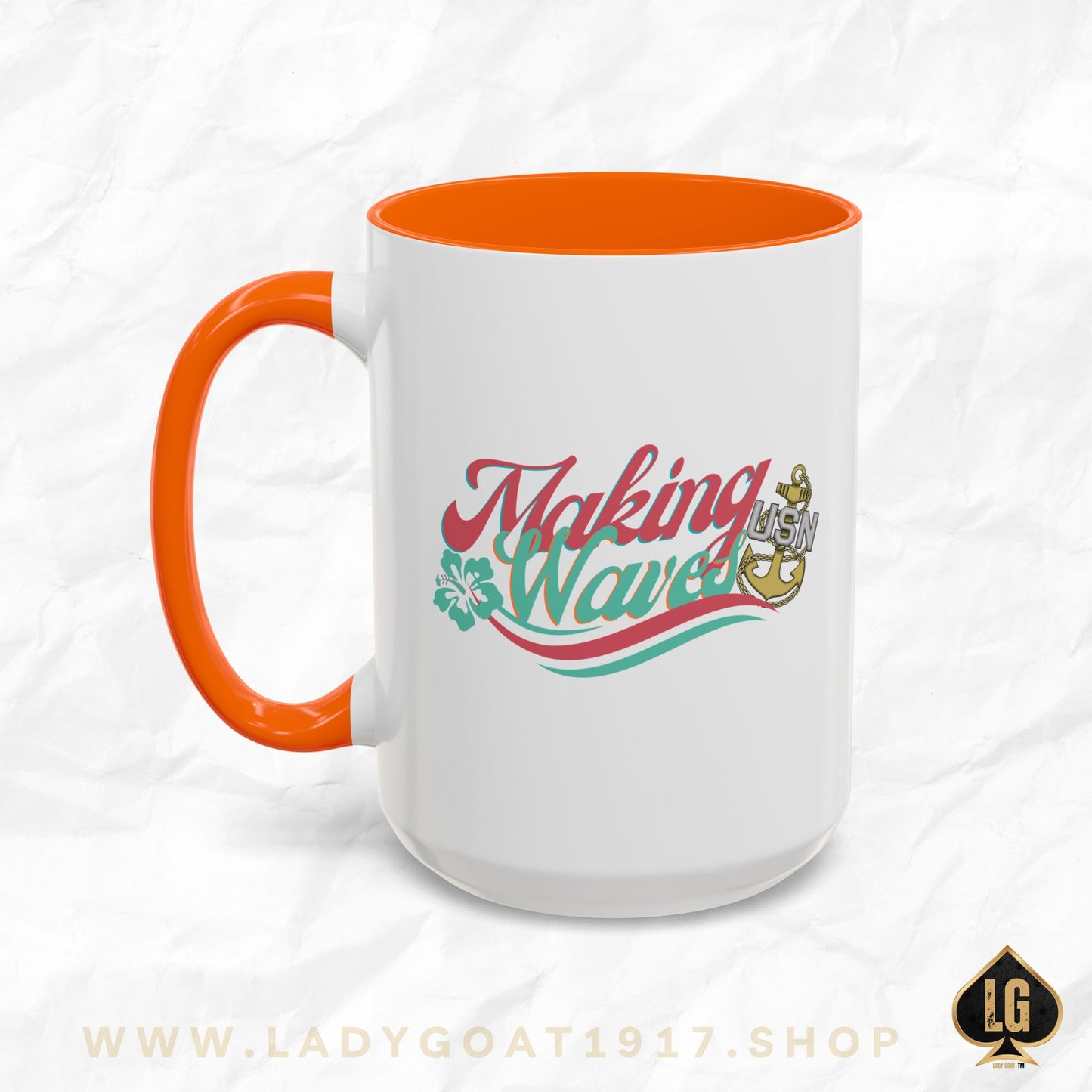 Making Waves Accent Coffee Mug 15oz