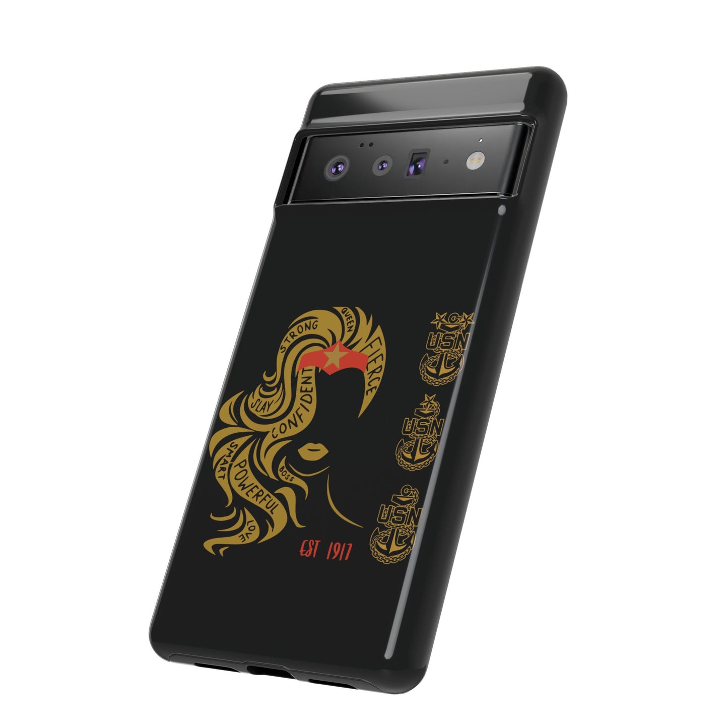 WW OG Long Hair Gold Phone Case