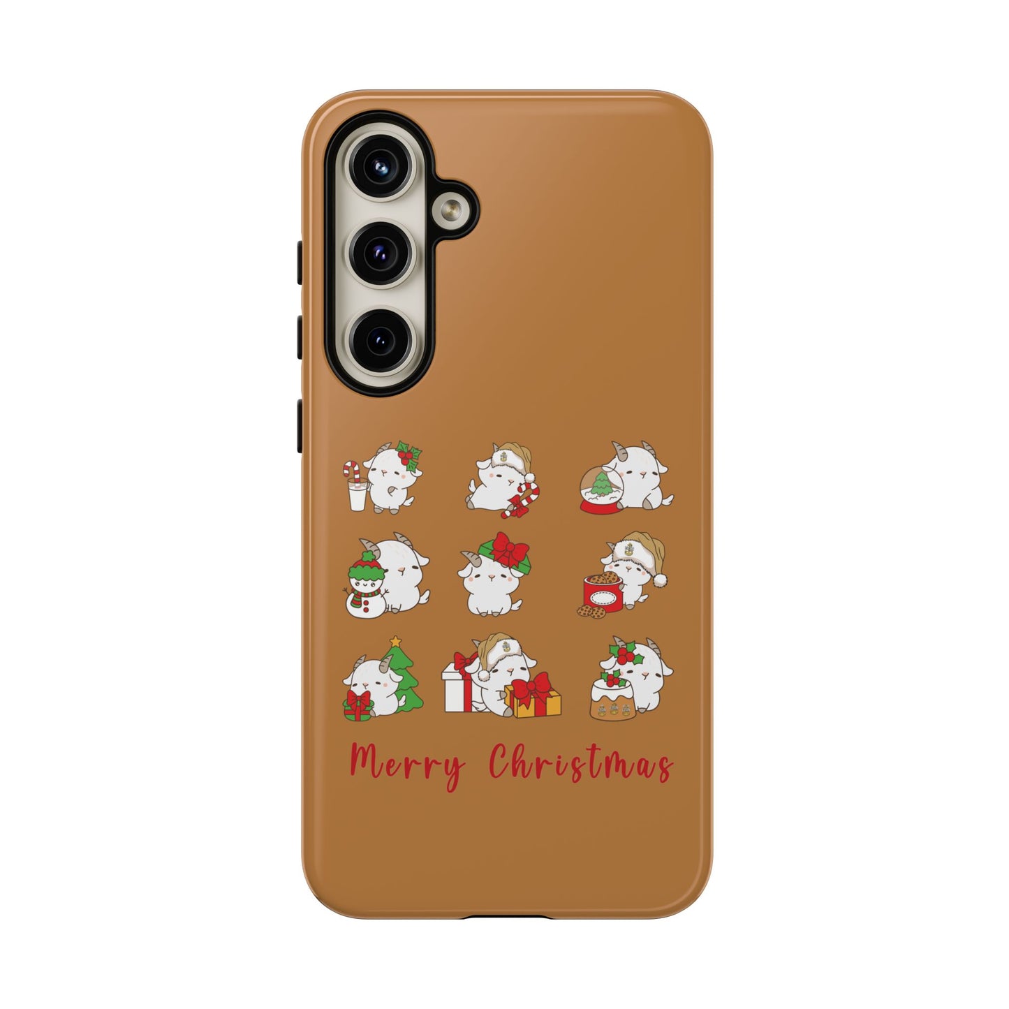 Hello Goat Christmas V1 Tough Phone Case