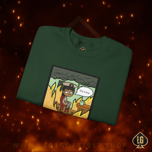 This is Fine ! V5 CPO Crewneck Sweater