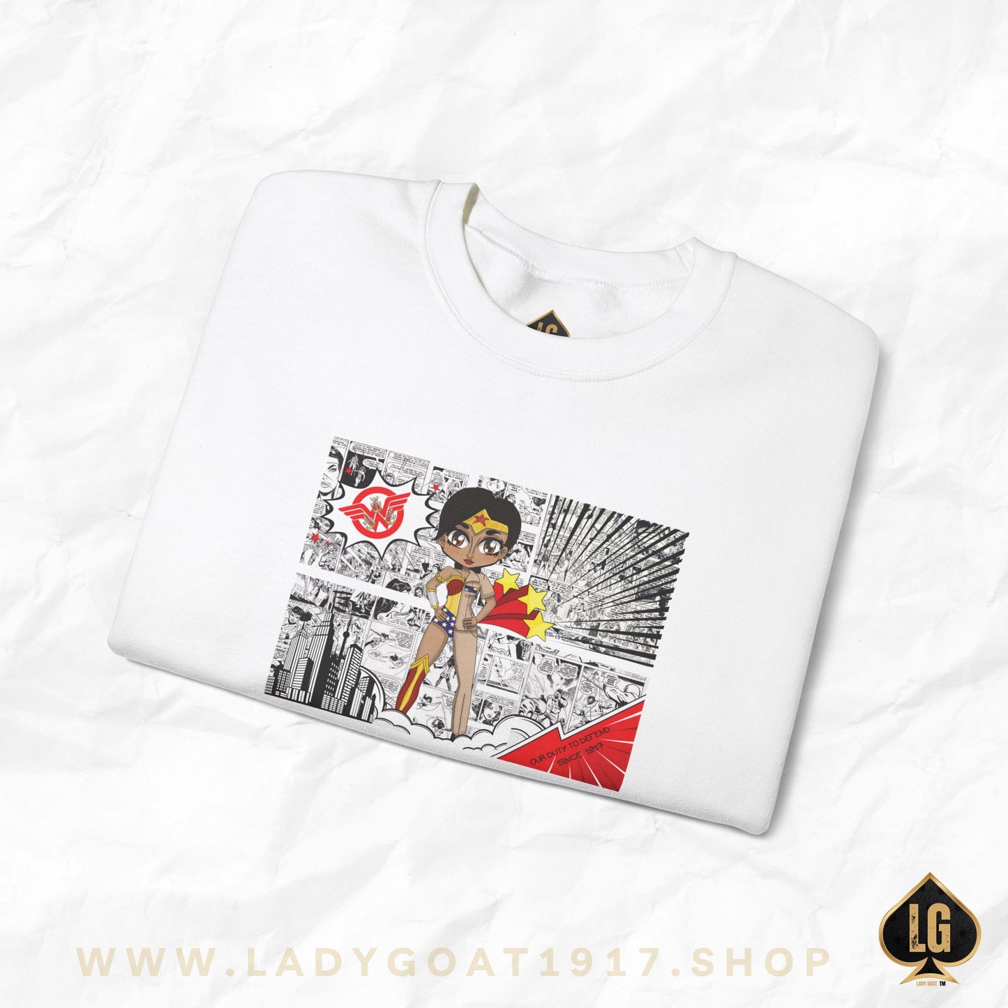 News Flash Comic V1 Crewneck Sweater