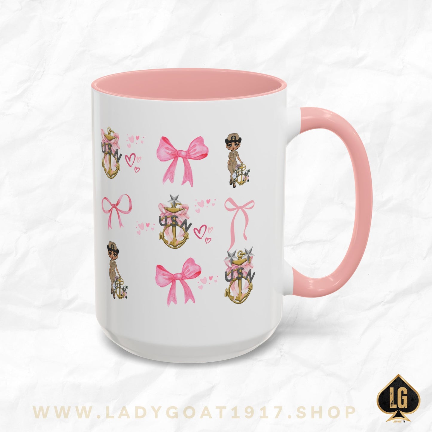 Lady Goat Coquette V1  Accent Coffee Mug 15oz
