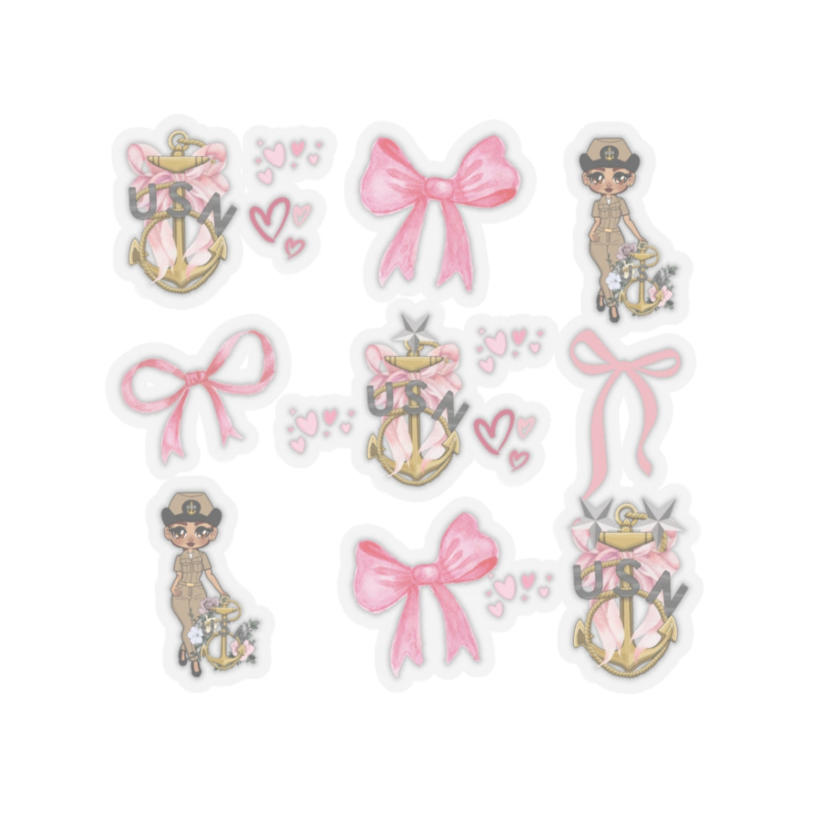 Lady Goat Coquette V8 Stickers