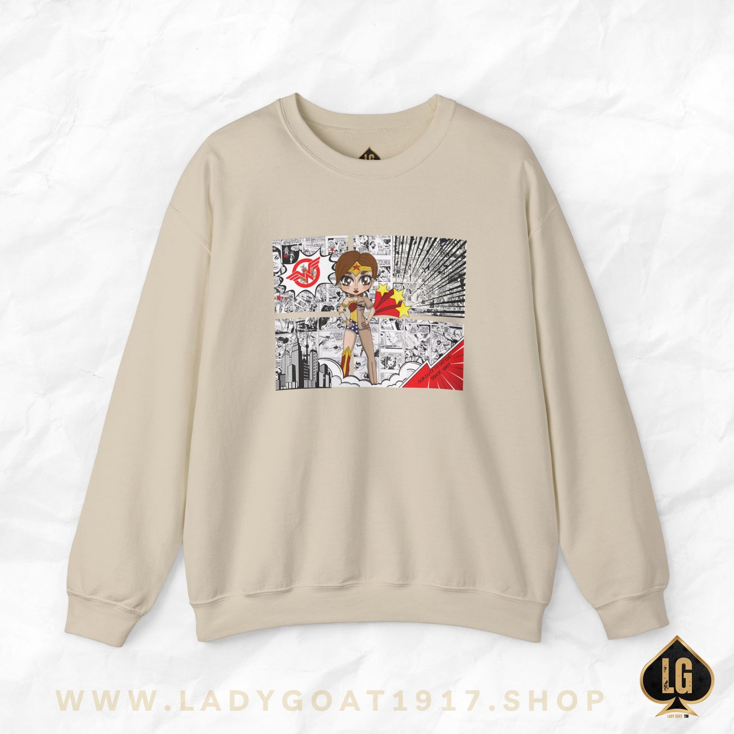 News Flash Comic V4 Crewneck Sweater