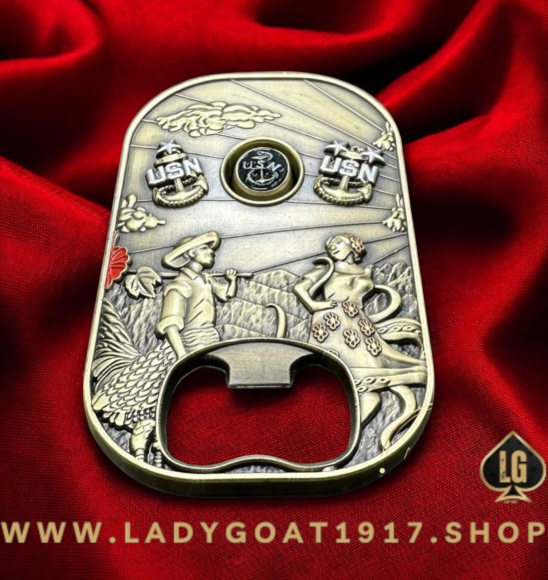 Boricua Chiefs Medalla Challenge Coin 23"