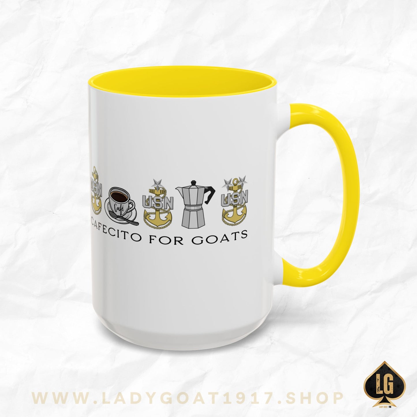Cafecito for Goats Coffee Mug 15oz