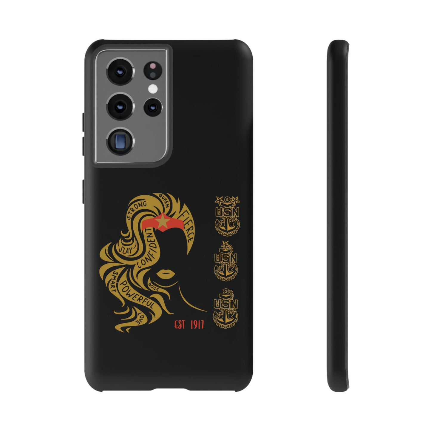 WW OG Long Hair Gold Phone Case
