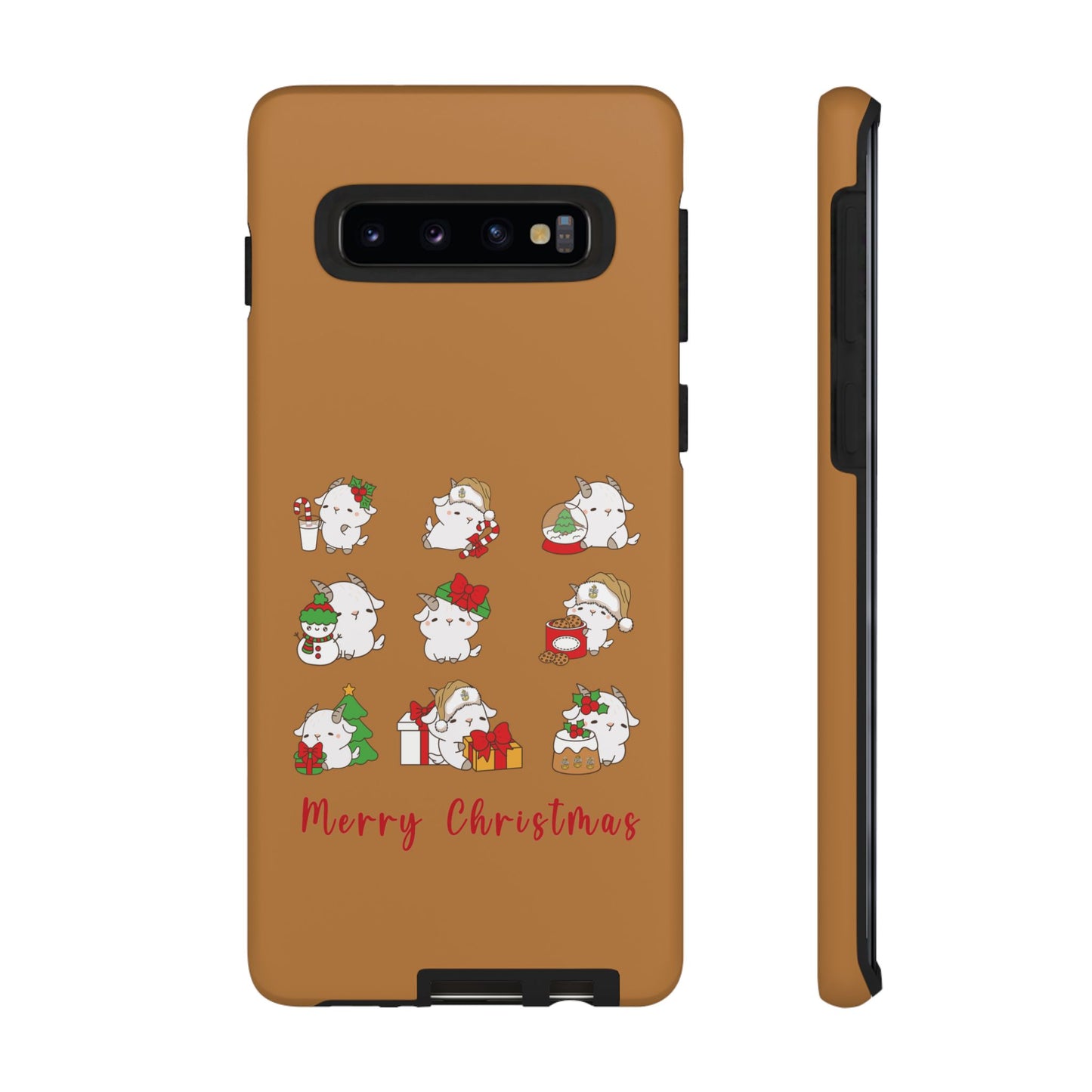Hello Goat Christmas V1 Tough Phone Case